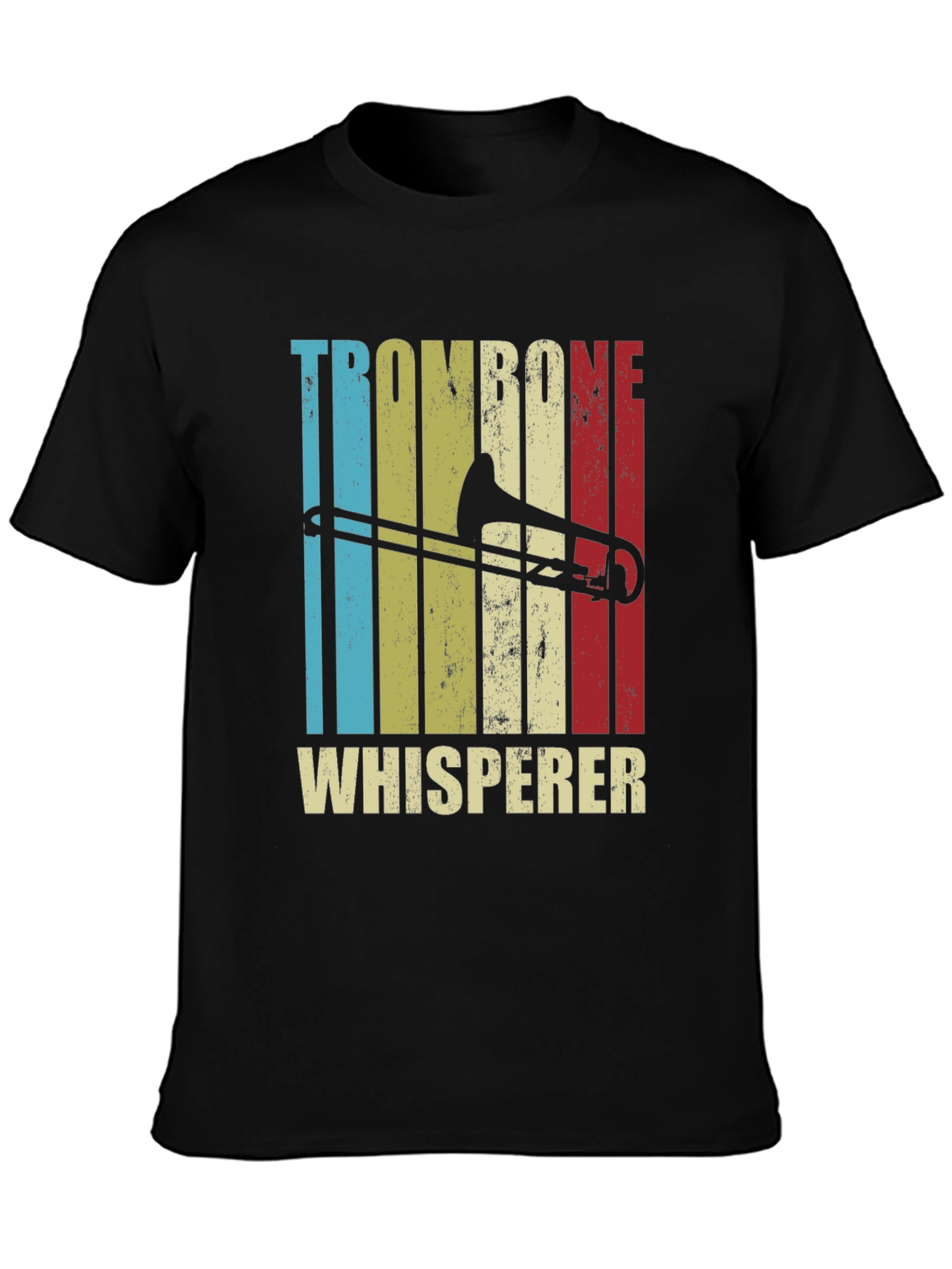 Trombone Whisperer Graphic Tee - Music Lover Shirt