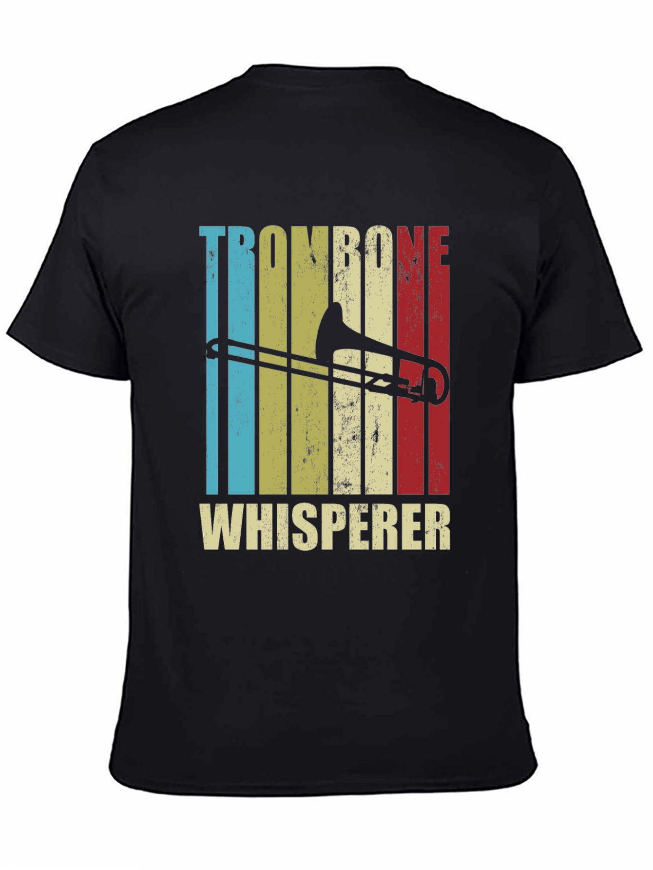 Trombone Whisperer Graphic Tee - Music Lover Shirt