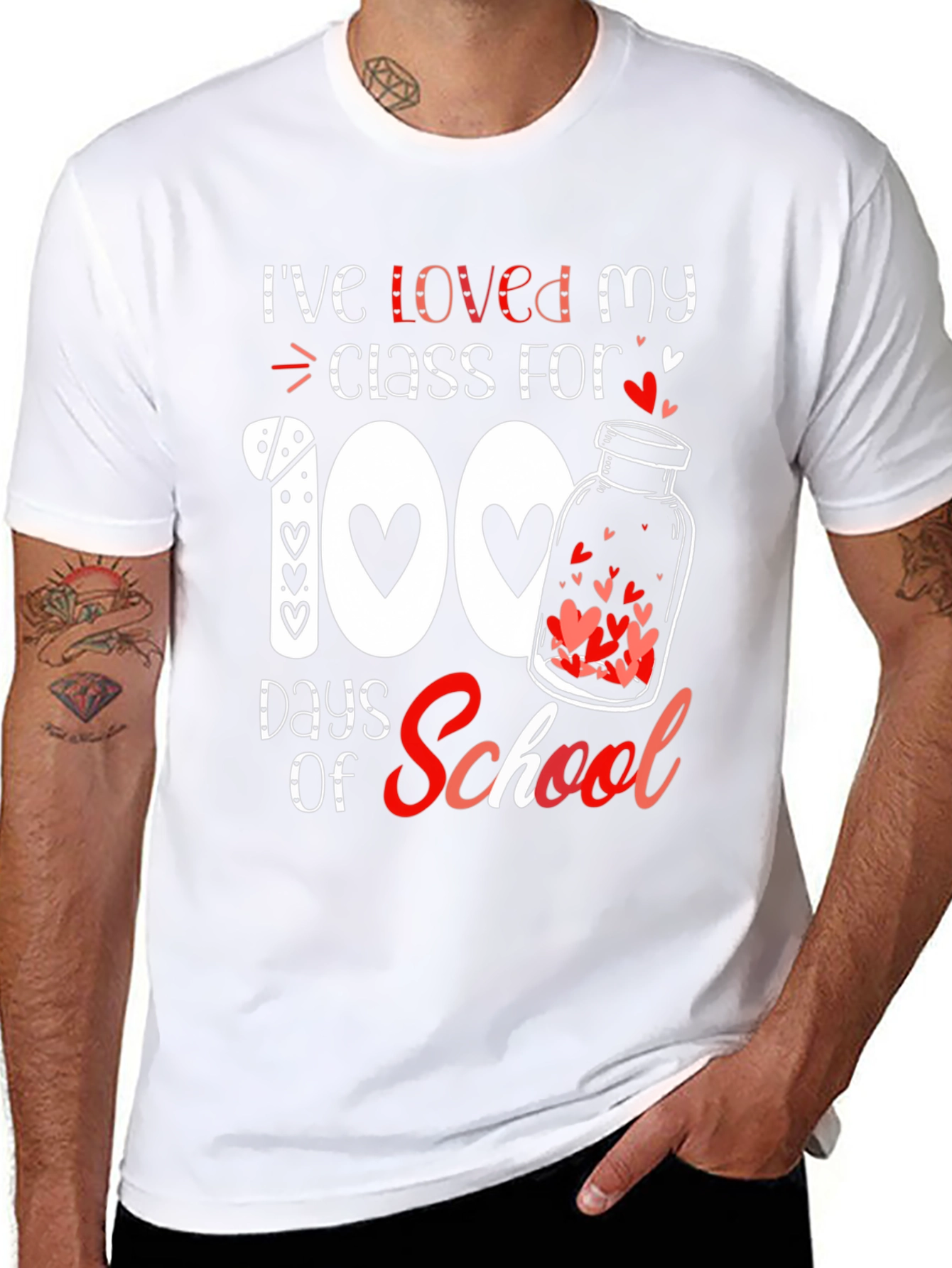 100 Days of School T-Shirt - Teacher Gift