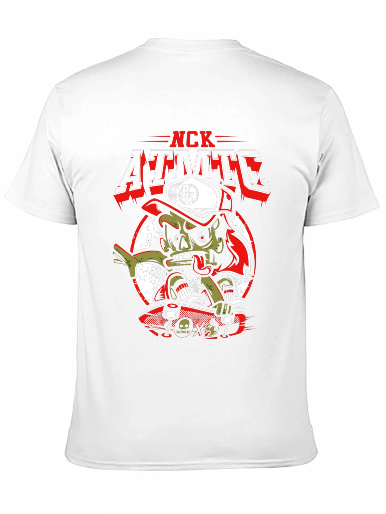 NCK ATMTC Graphic Print Black T-Shirt