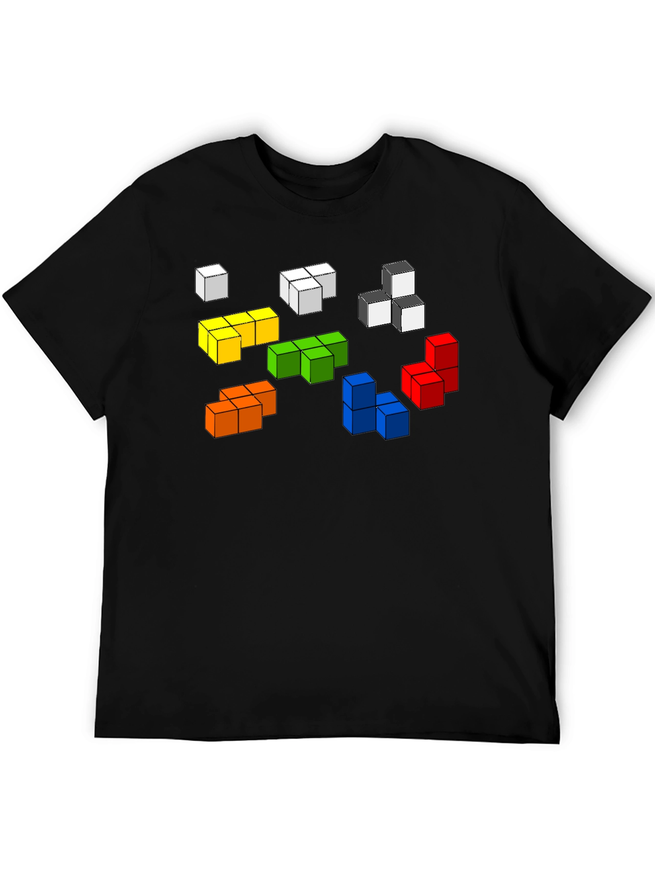 Tetris Block Graphic T-Shirt