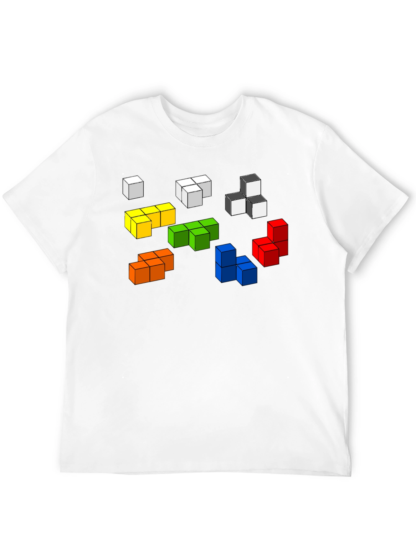 Tetris Block Graphic T-Shirt