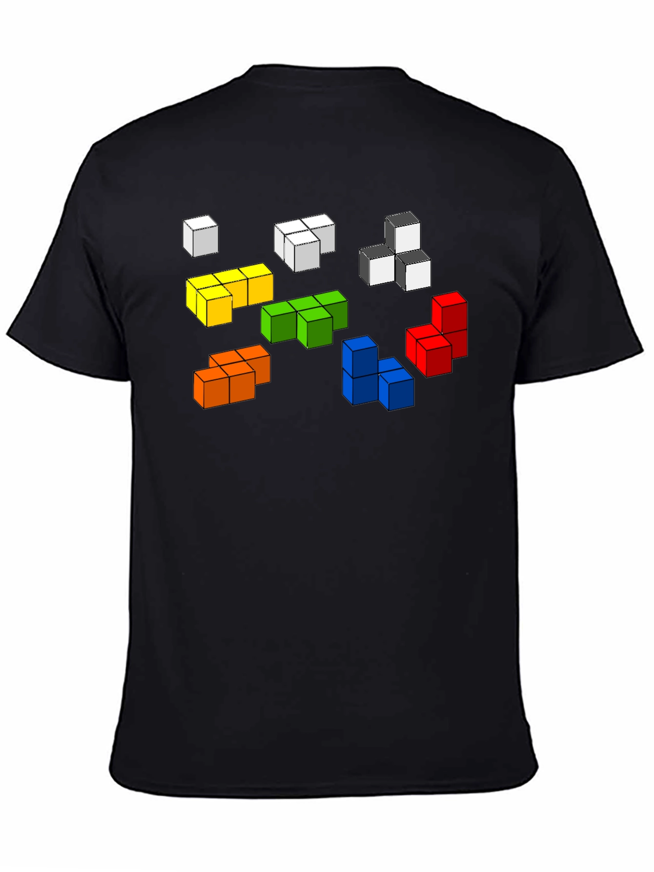 Tetris Block Graphic T-Shirt