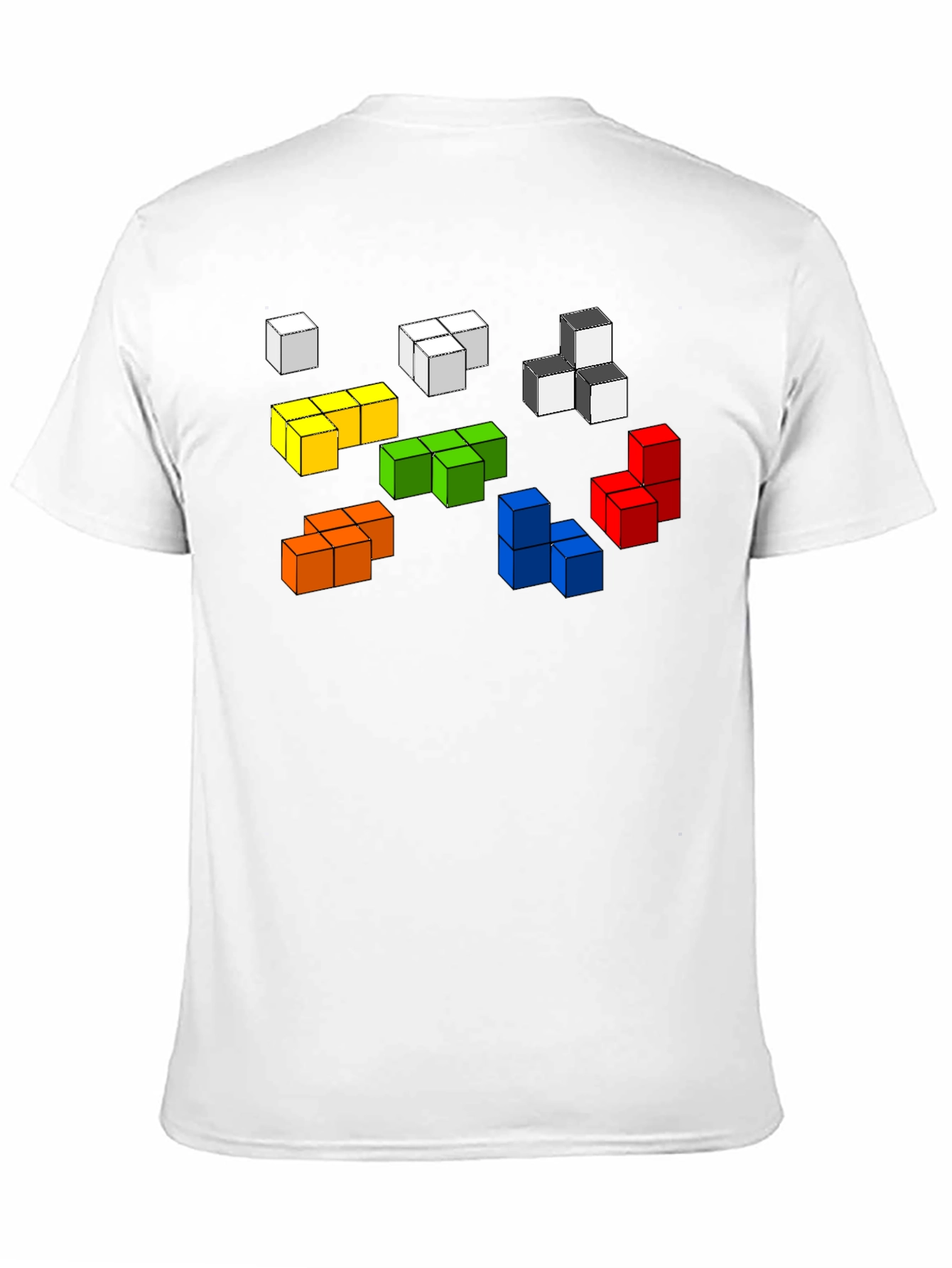 Tetris Block Graphic T-Shirt