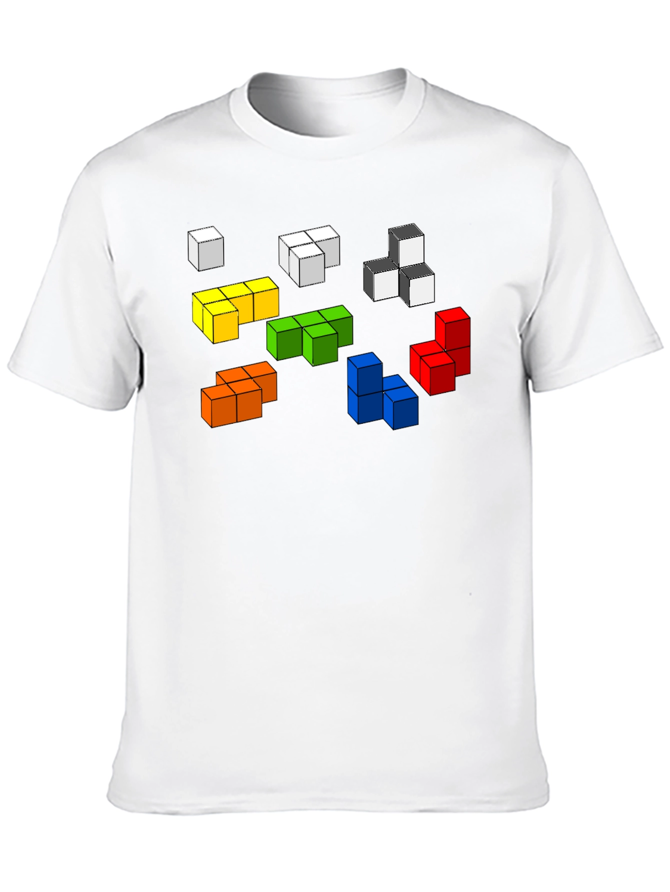 Tetris Block Graphic T-Shirt