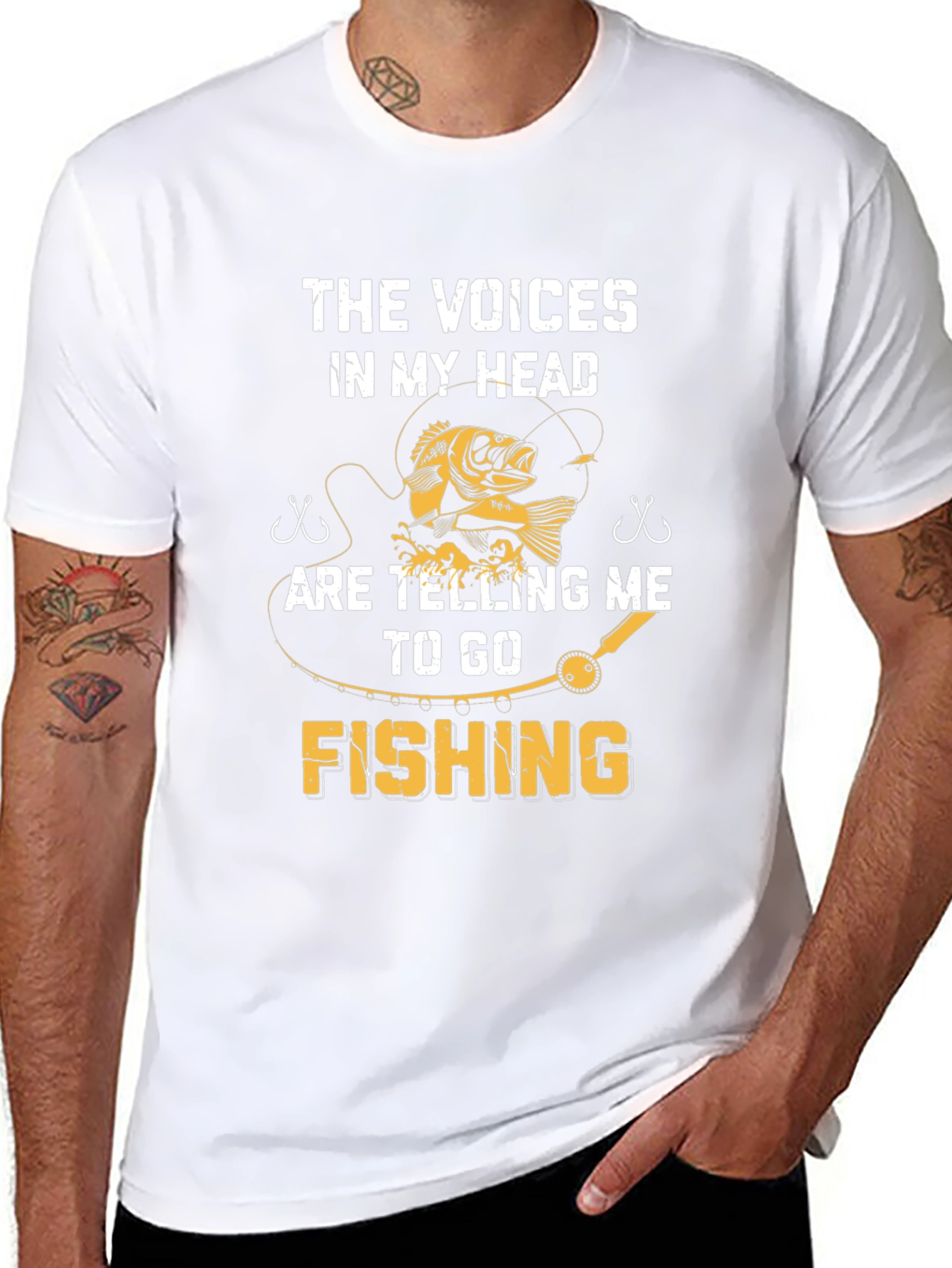 Fishing T-Shirt: The Voices in My Head