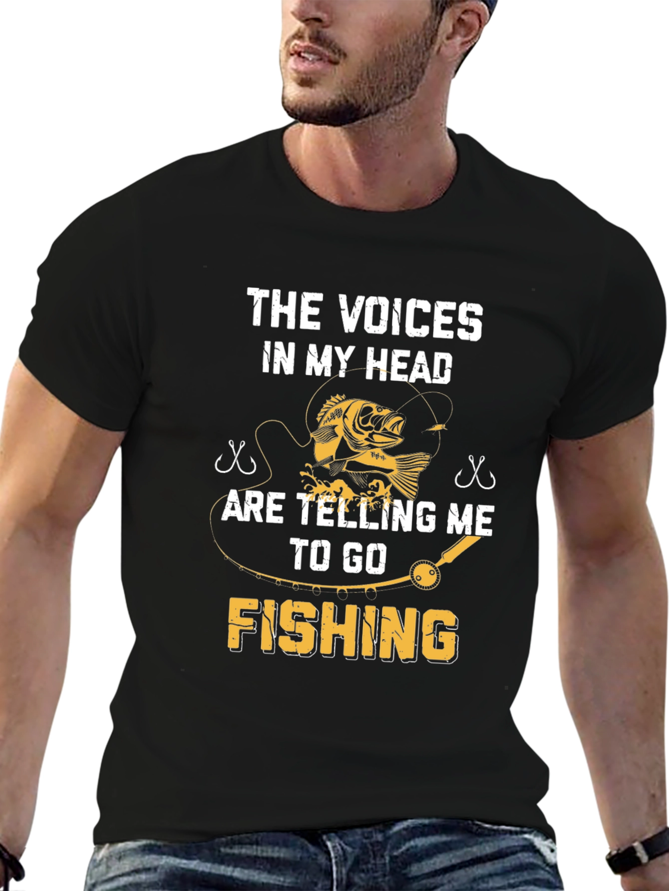 Fishing T-Shirt: The Voices in My Head