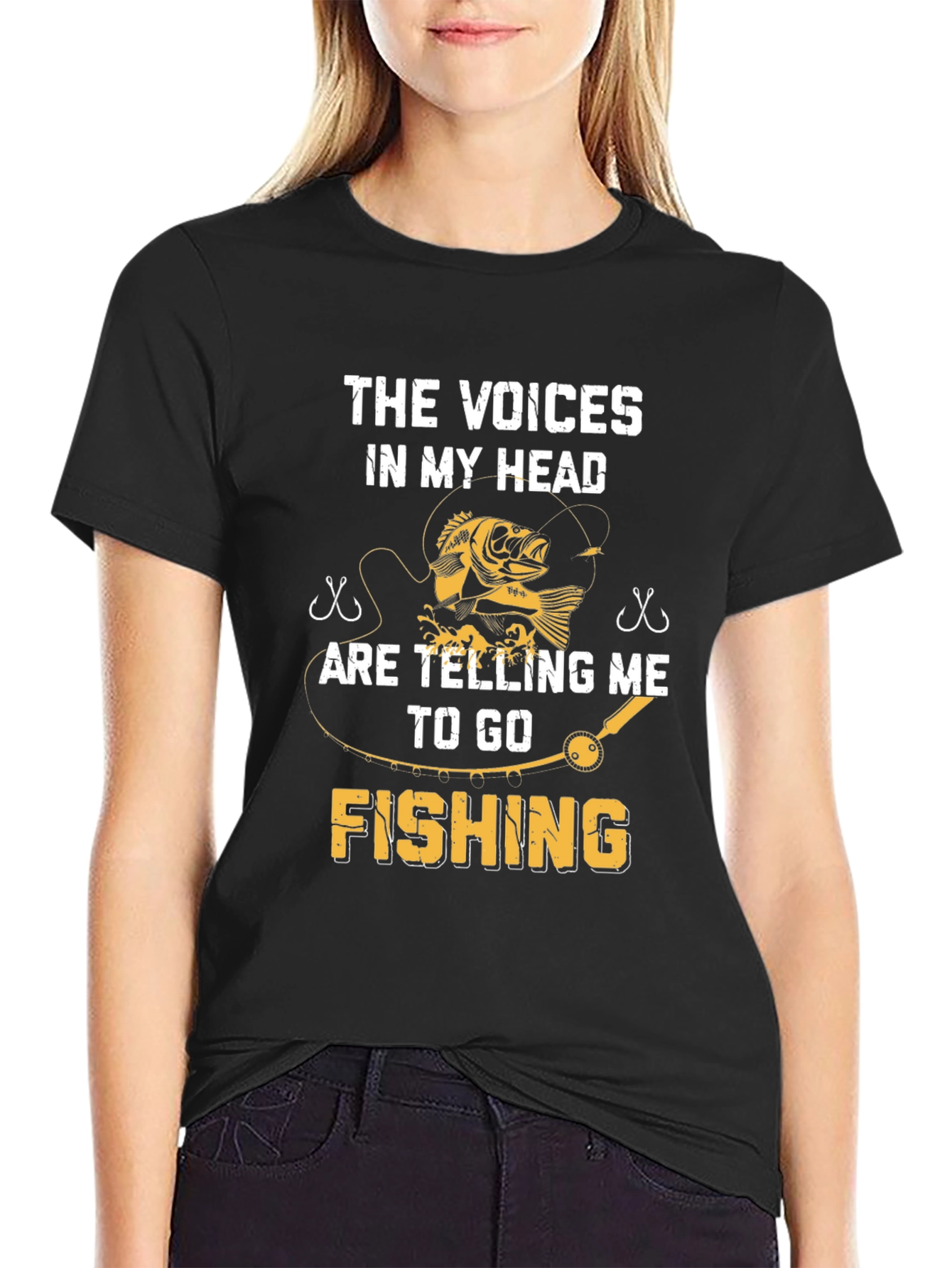 Fishing T-Shirt: The Voices in My Head