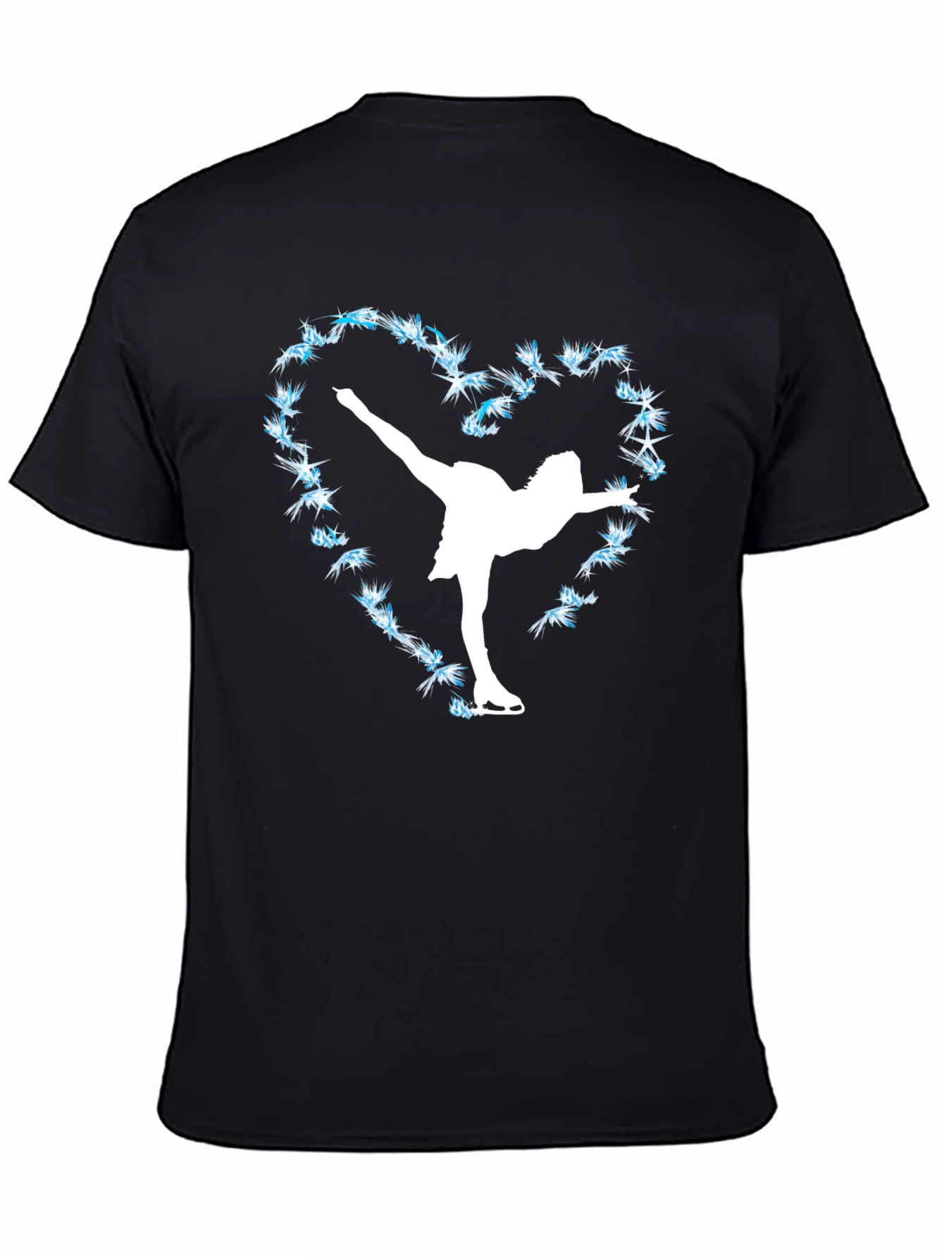 Ice Skating Heart T-Shirt - Figure Skater Tee