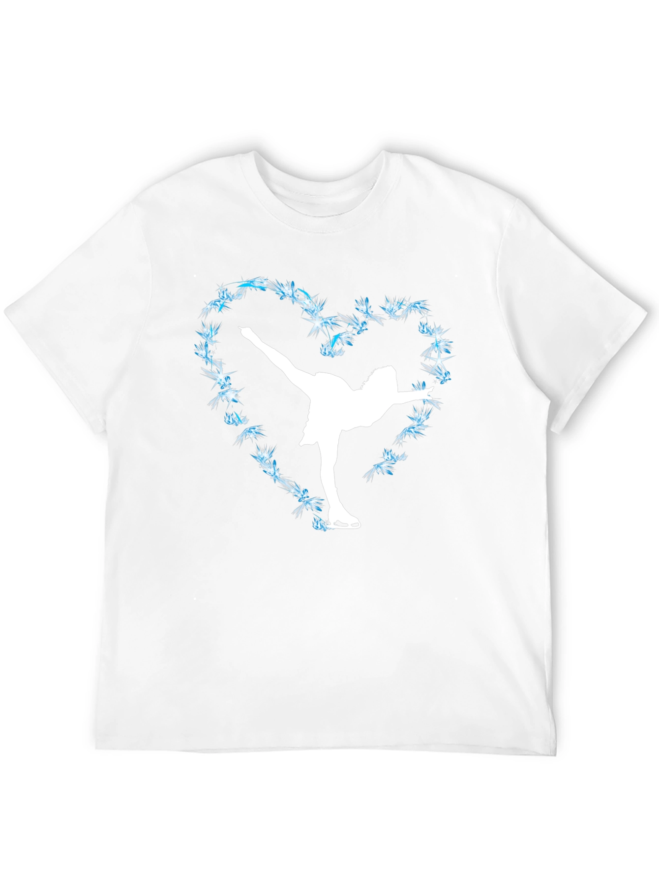 Ice Skating Heart T-Shirt - Figure Skater Tee