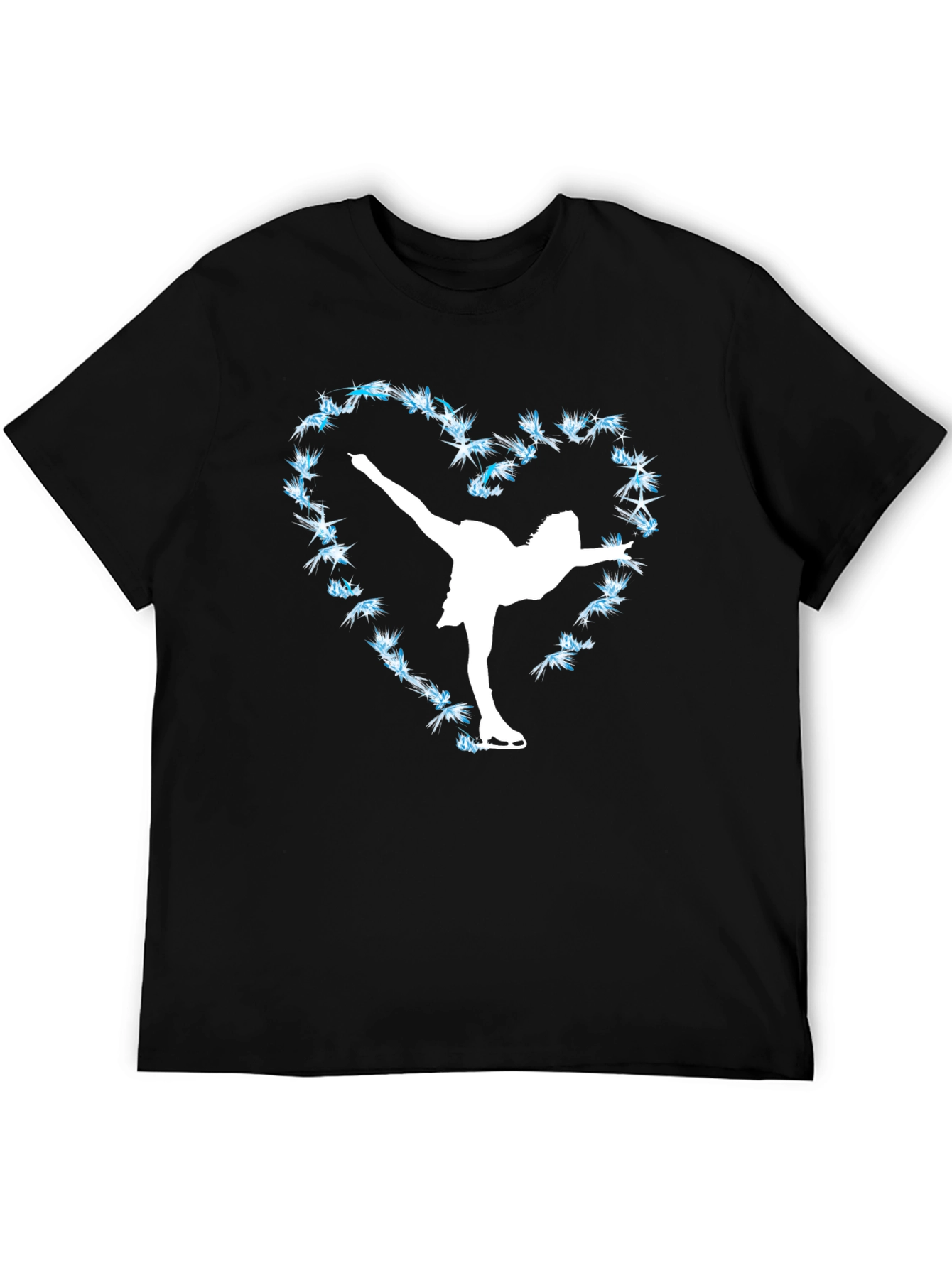 Ice Skating Heart T-Shirt - Figure Skater Tee