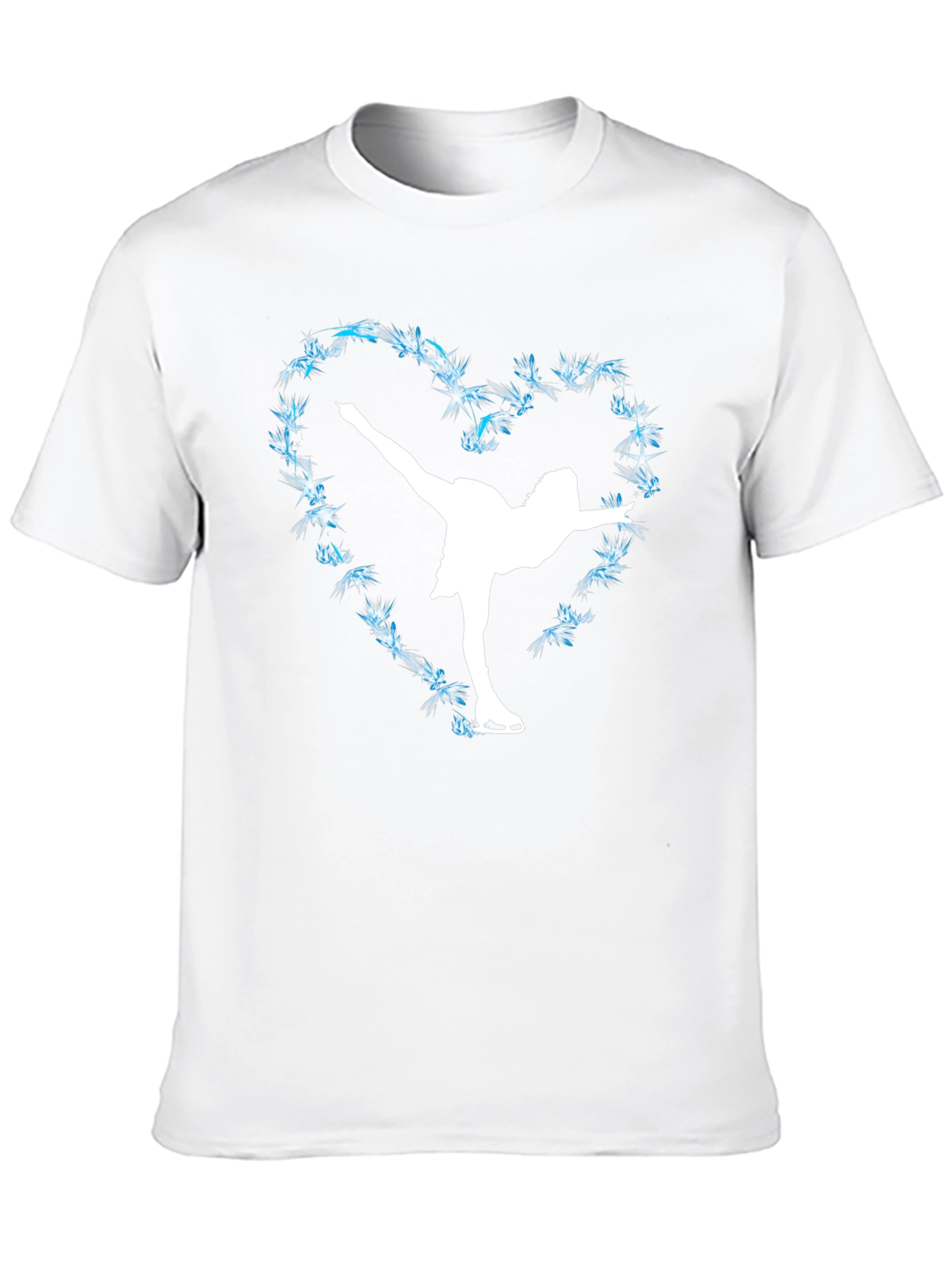 Ice Skating Heart T-Shirt - Figure Skater Tee