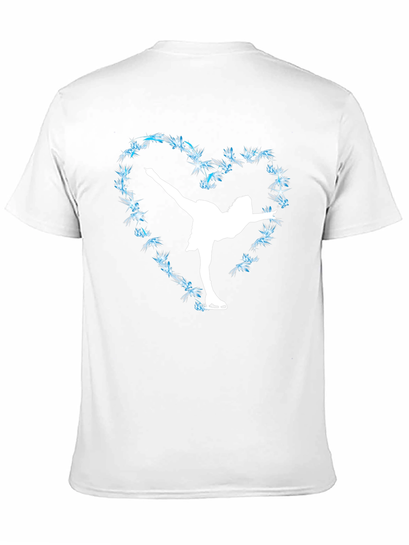 Ice Skating Heart T-Shirt - Figure Skater Tee