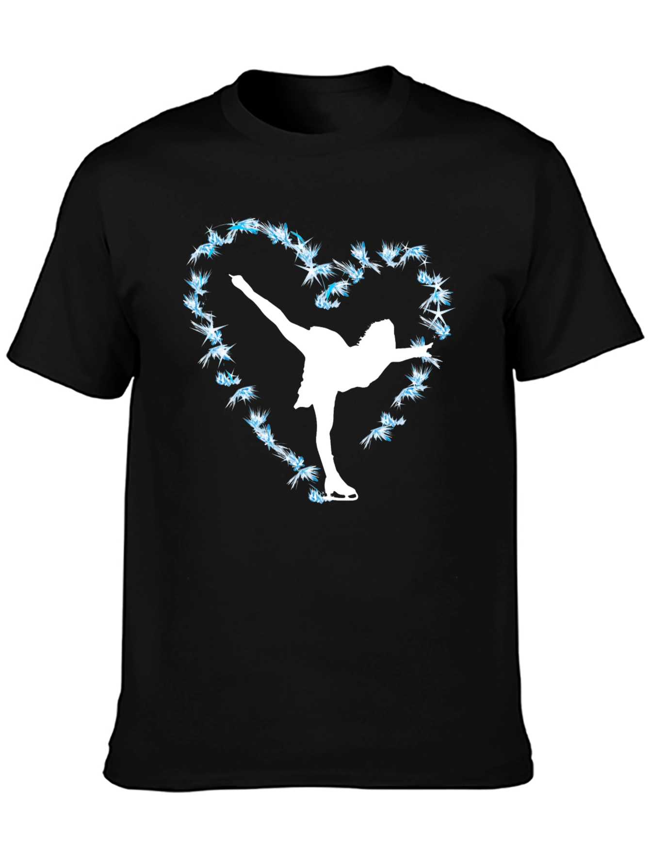 Ice Skating Heart T-Shirt - Figure Skater Tee