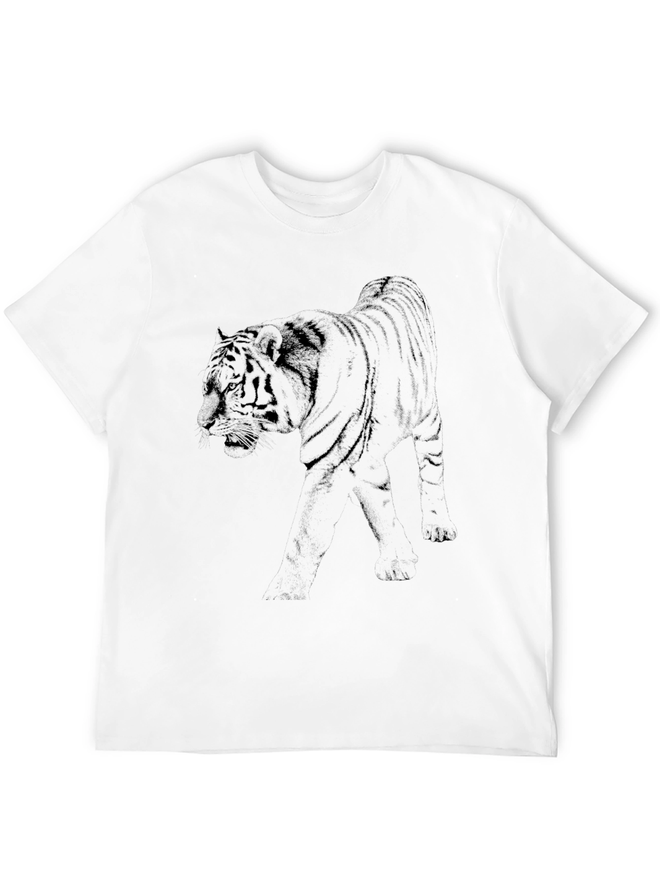 Tiger Graphic Black T-Shirt