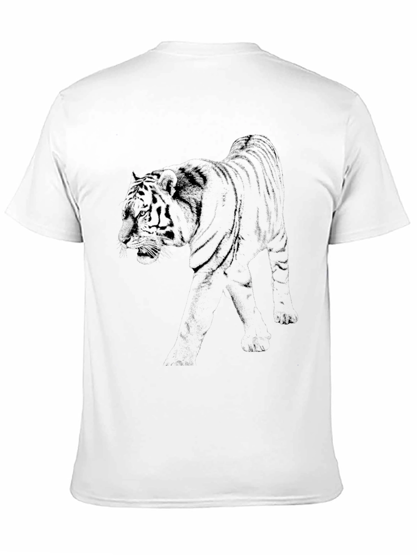 Tiger Graphic Black T-Shirt