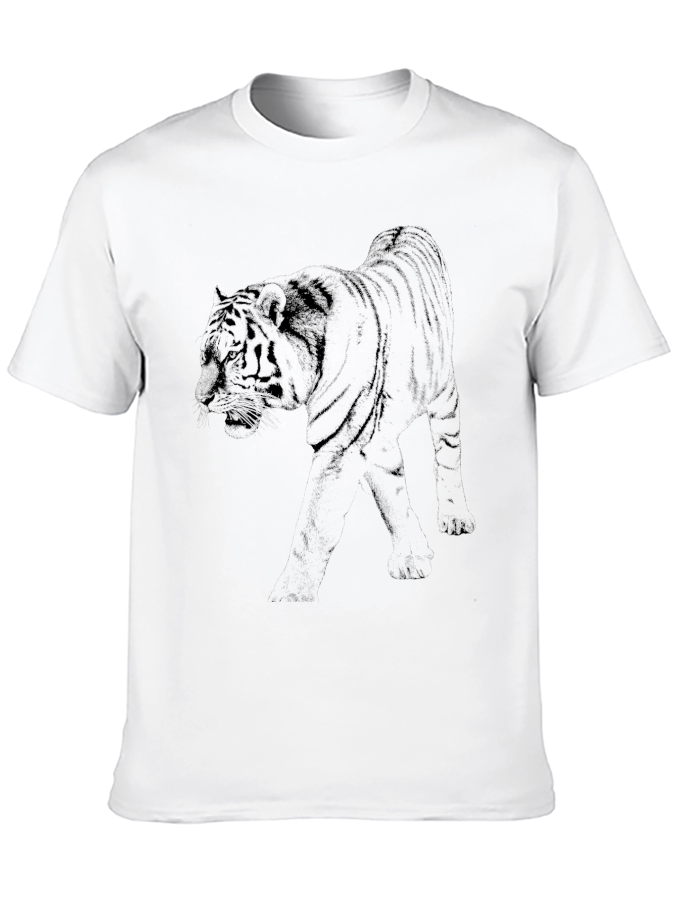 Tiger Graphic Black T-Shirt
