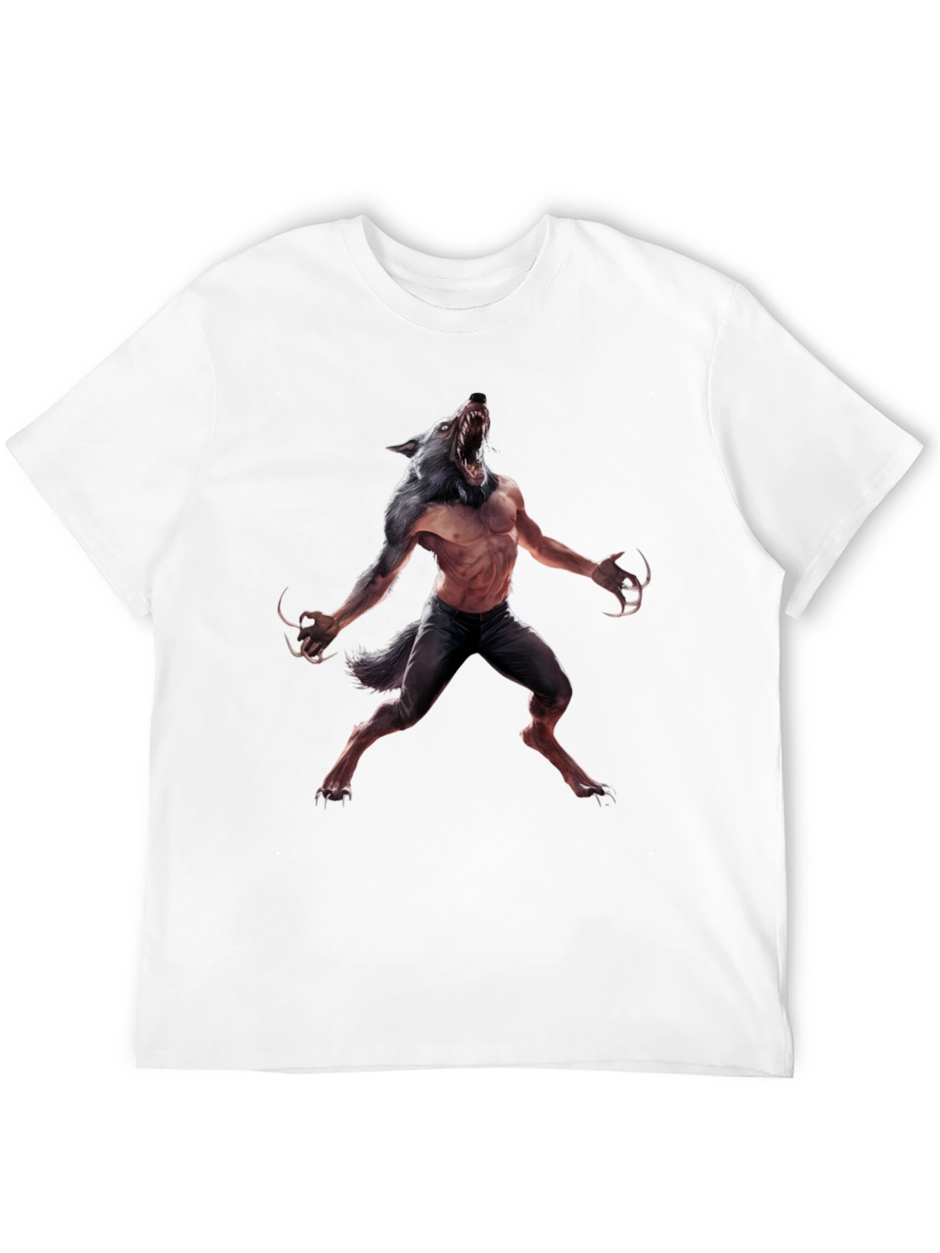 Werewolf Graphic Tee - Black