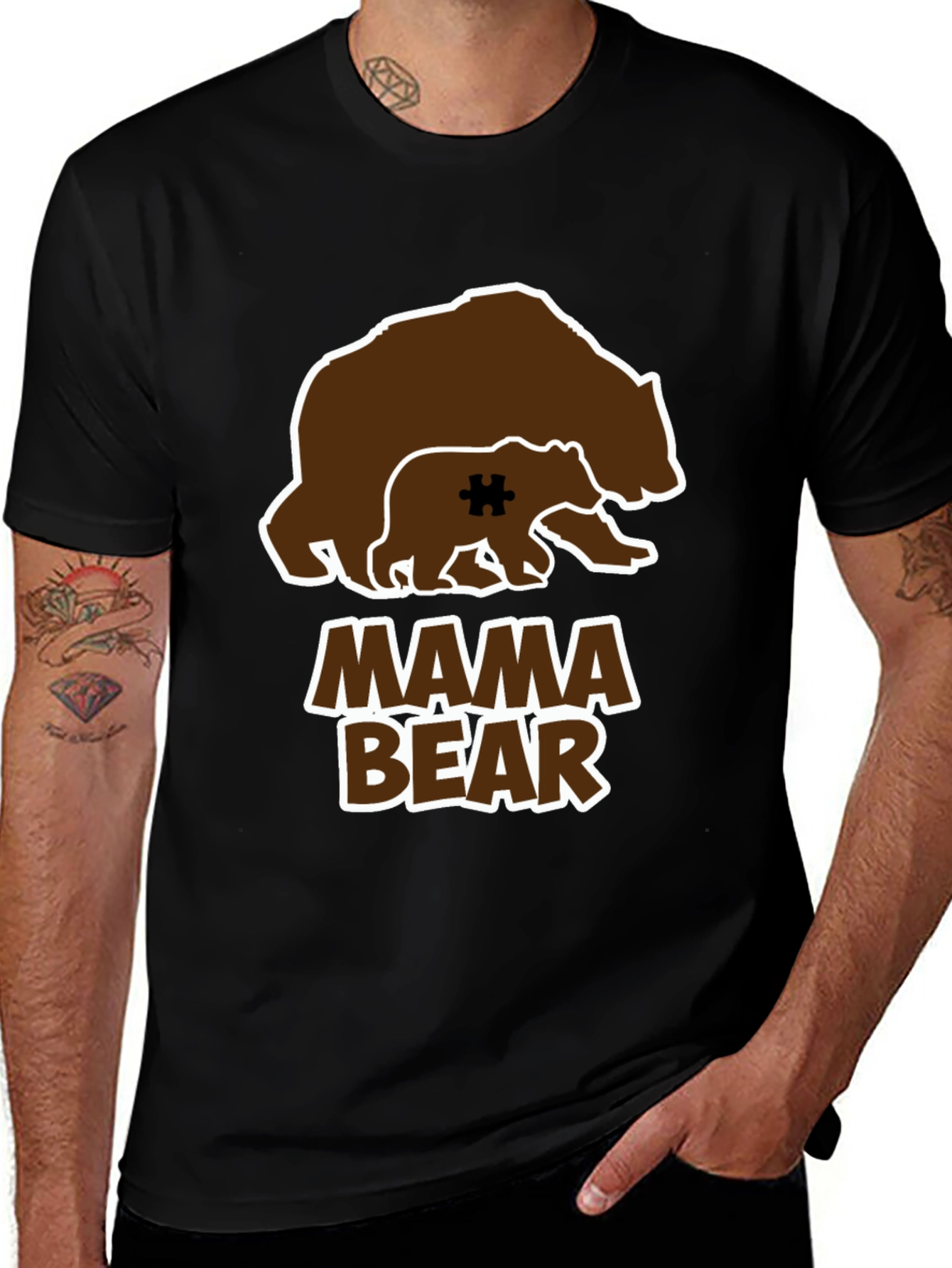 Mama Bear T-Shirt: Cute Mothers Day Gift
