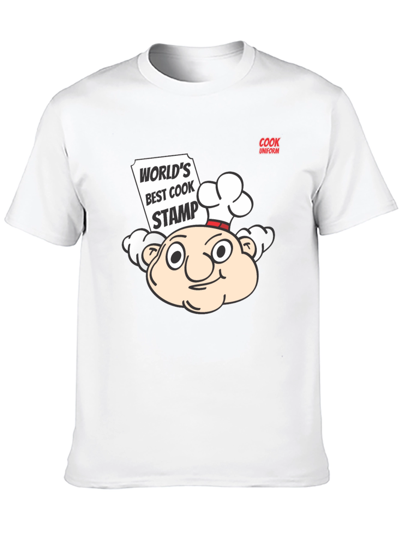 Worlds Best Cook Stamp Graphic Tee
