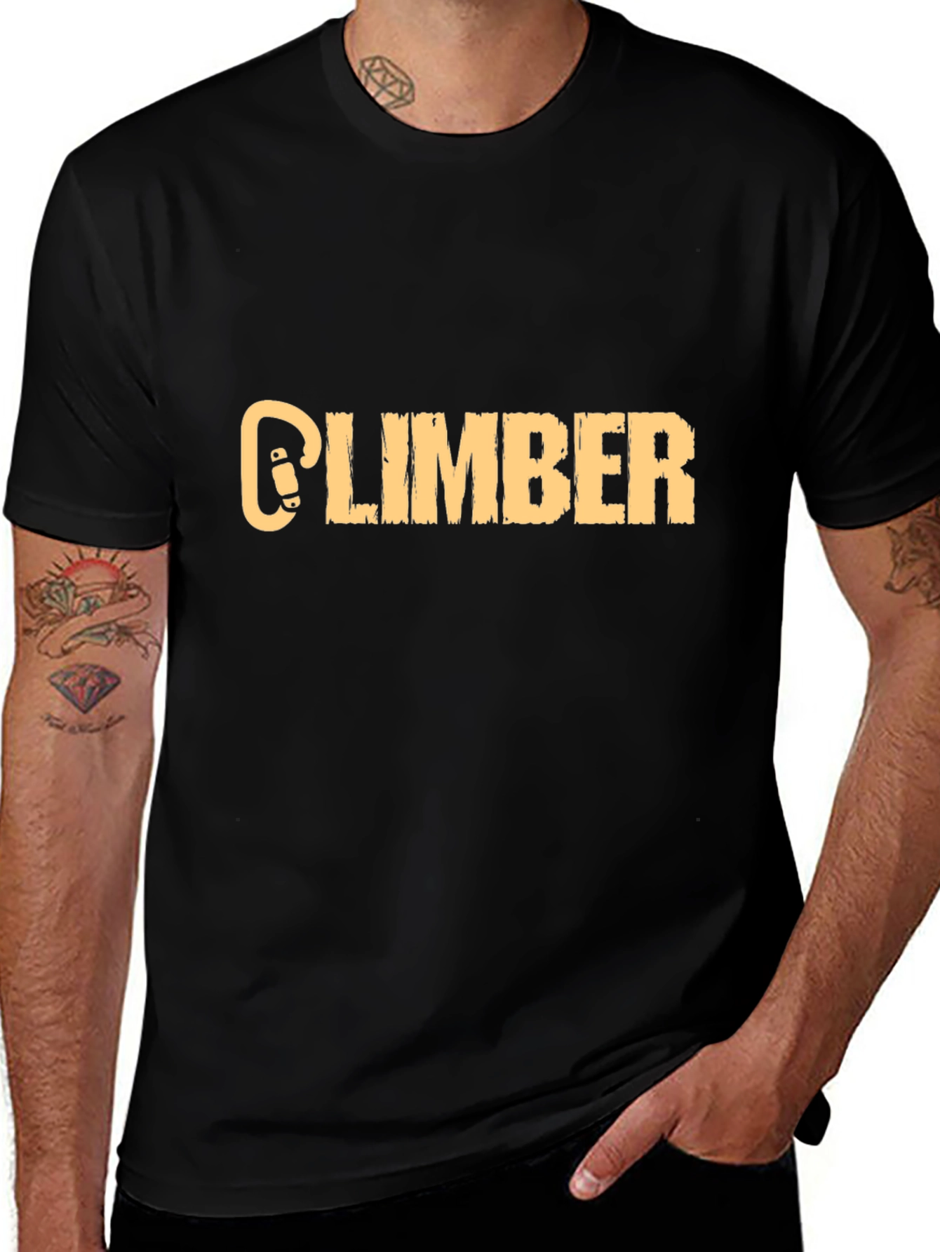 Climber Graphic Tee - Rock Climbing Enthusiast