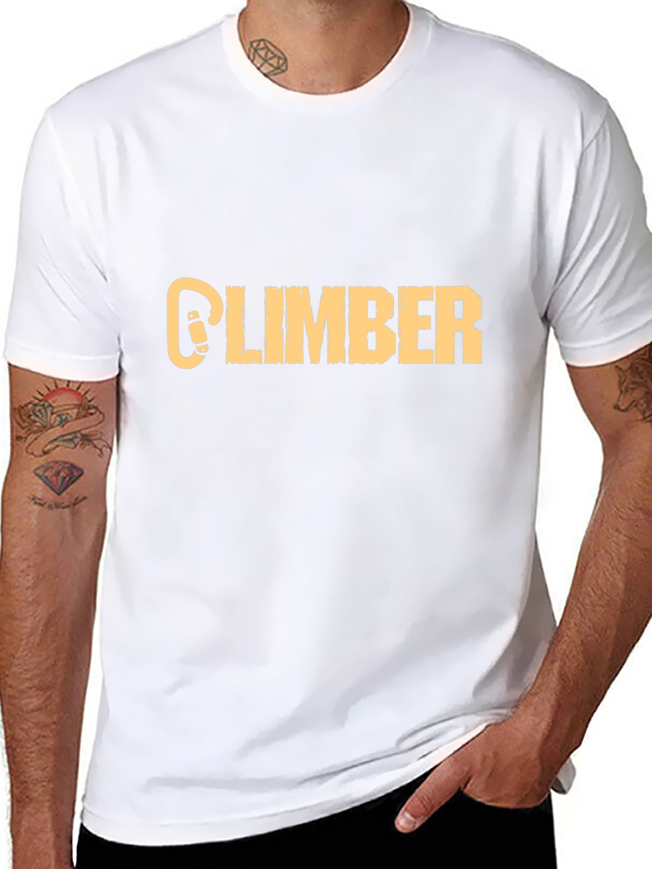 Climber Graphic Tee - Rock Climbing Enthusiast