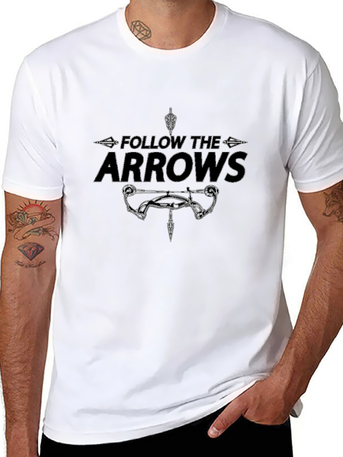 Follow The Arrows Graphic Tee