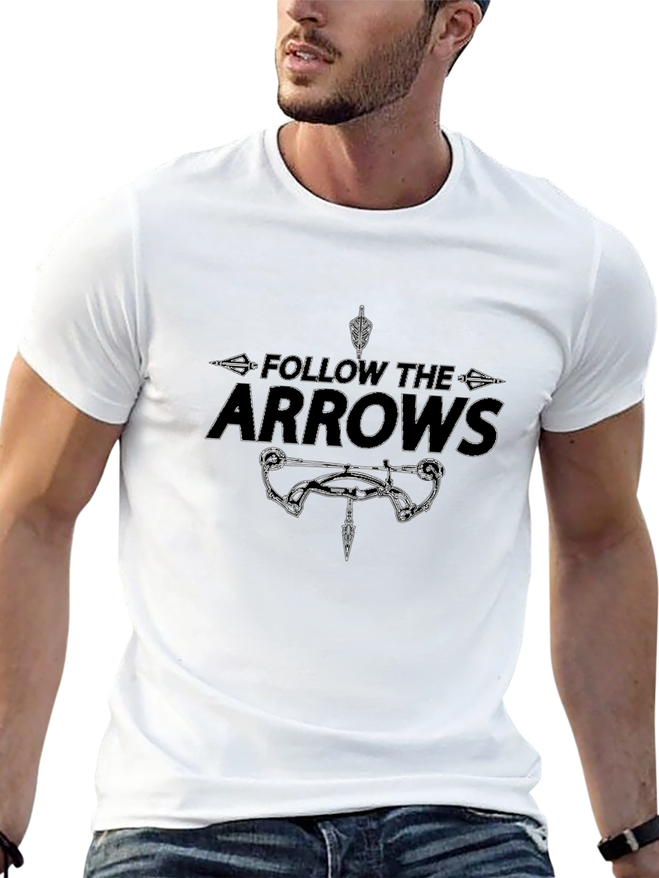 Follow The Arrows Graphic Tee