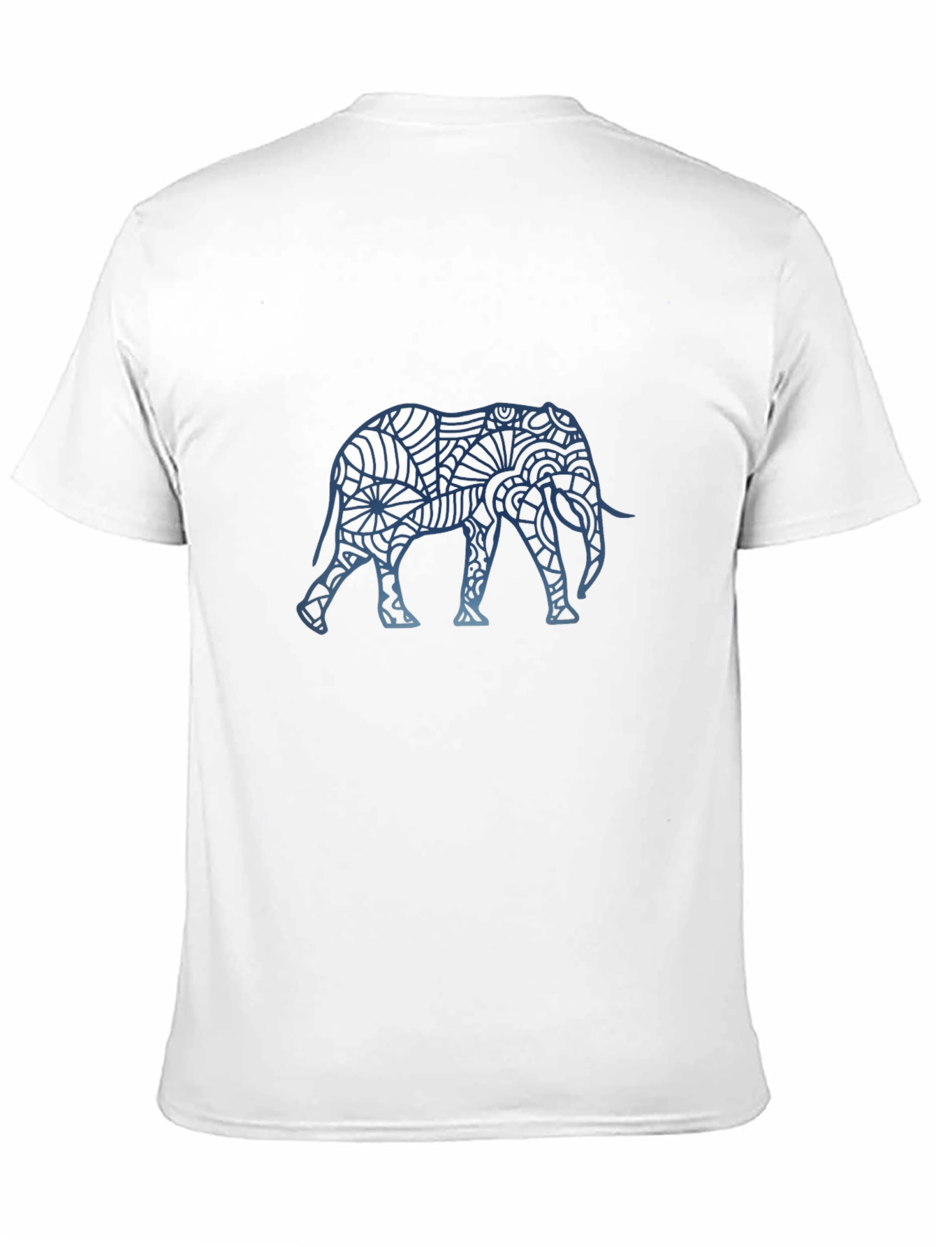 Elephant Mandala Graphic Tee - Stylish Black T-Shirt
