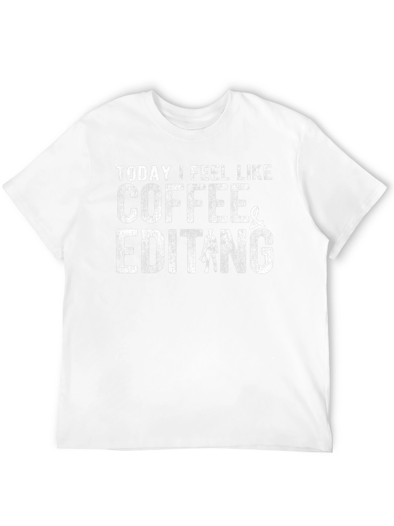 Coffee & Editing T-Shirt Funny Editor Tee