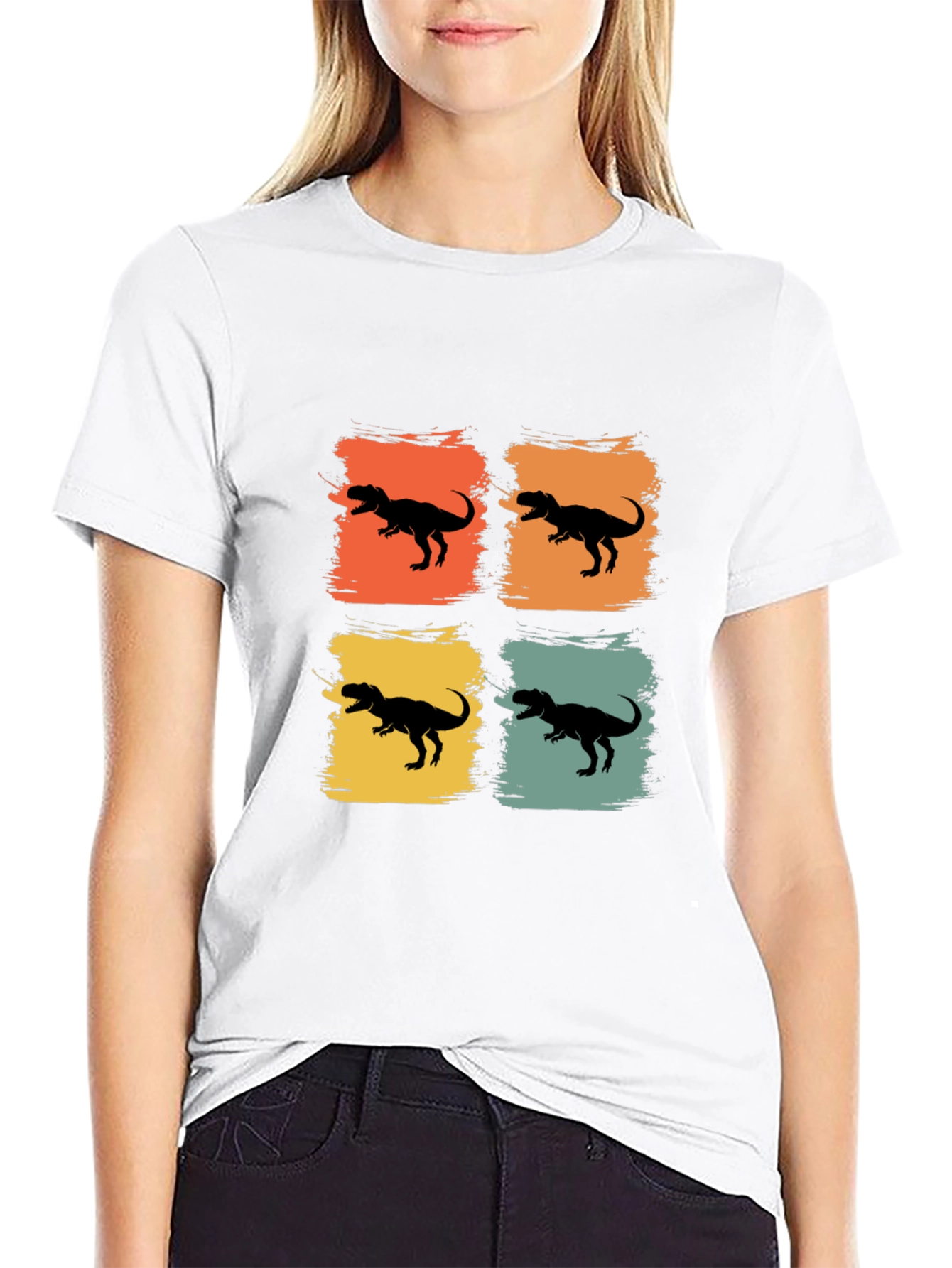 Retro Dinosaur T-Rex Graphic Tee