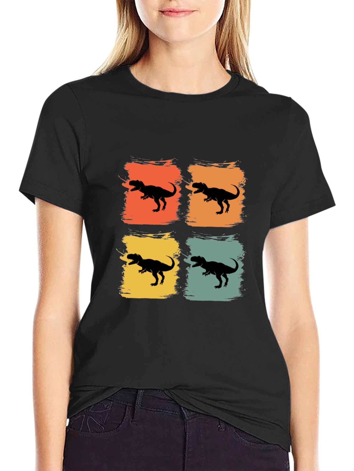 Retro Dinosaur T-Rex Graphic Tee