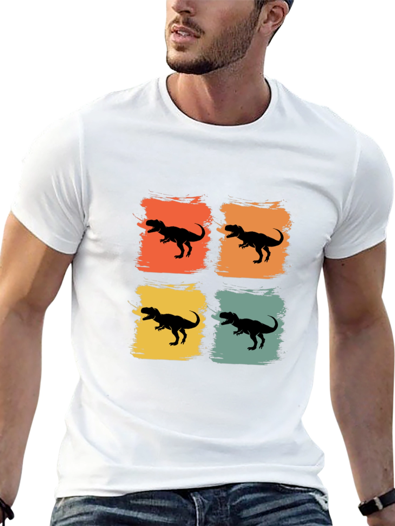 Retro Dinosaur T-Rex Graphic Tee