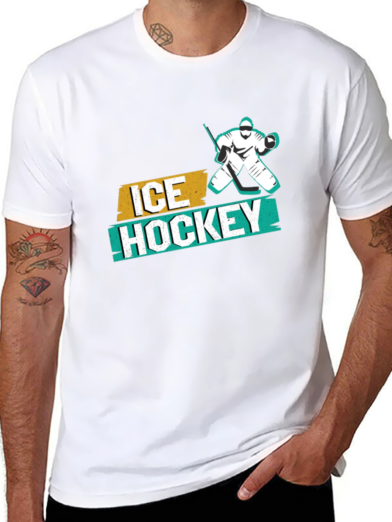Ice Hockey Graphic T-Shirt