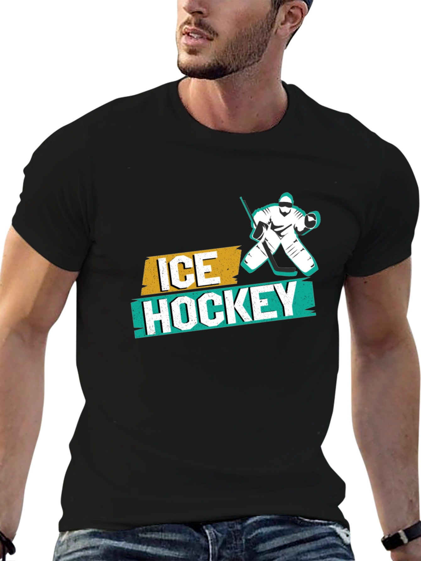 Ice Hockey Graphic T-Shirt