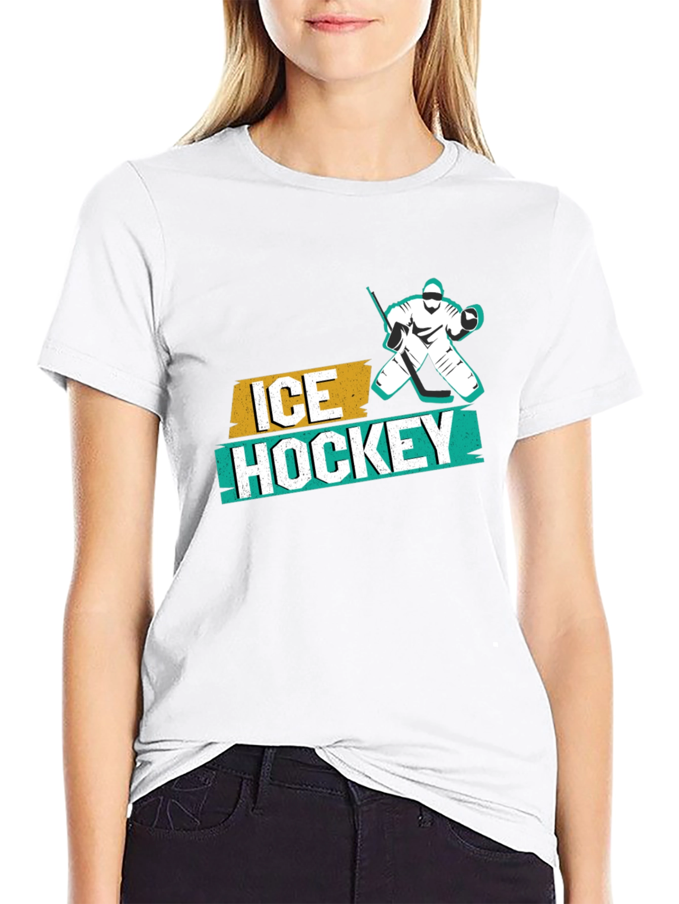 Ice Hockey Graphic T-Shirt