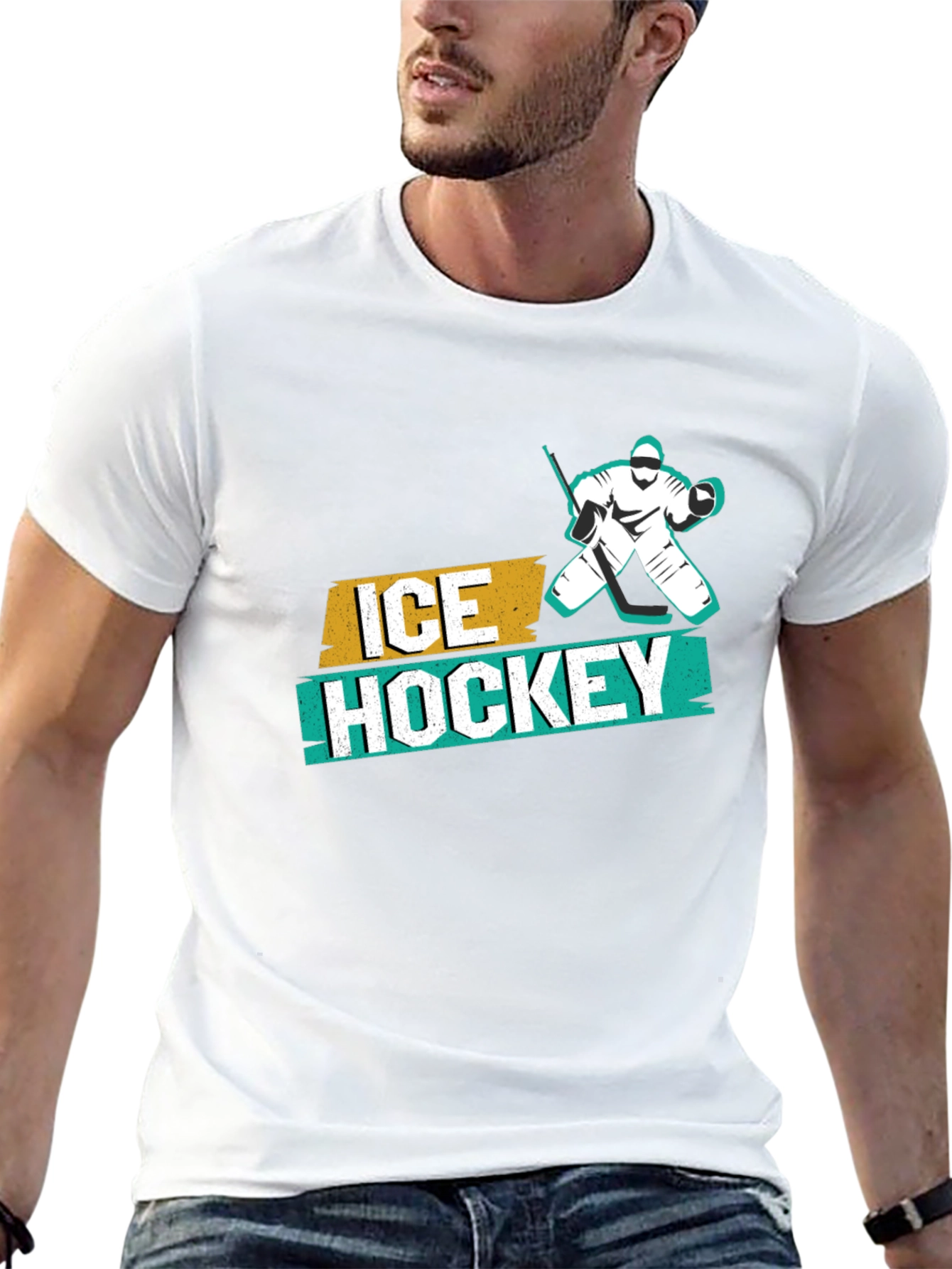 Ice Hockey Graphic T-Shirt