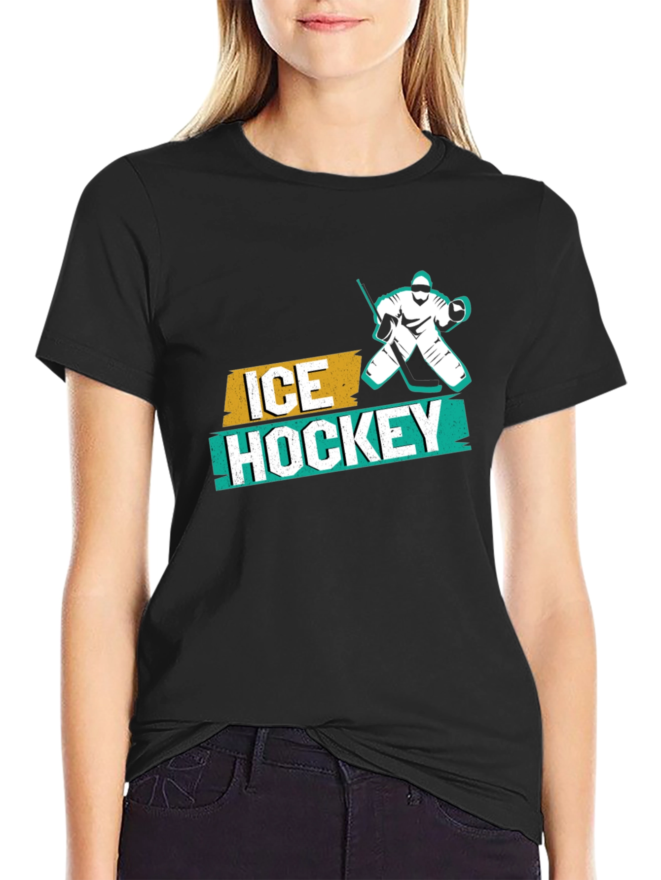 Ice Hockey Graphic T-Shirt