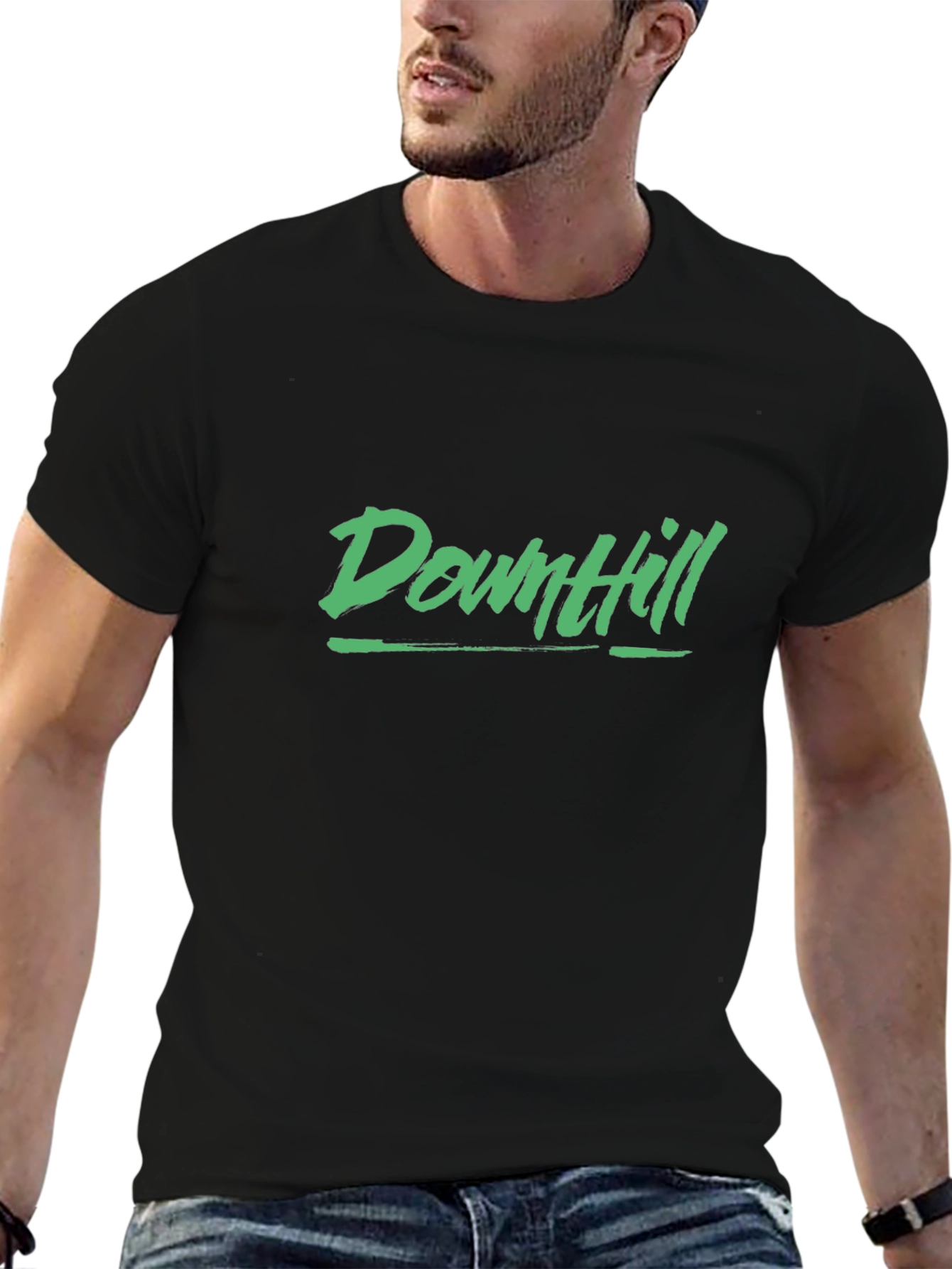 Downhill Graphic T-Shirt - Cool Casual Tee