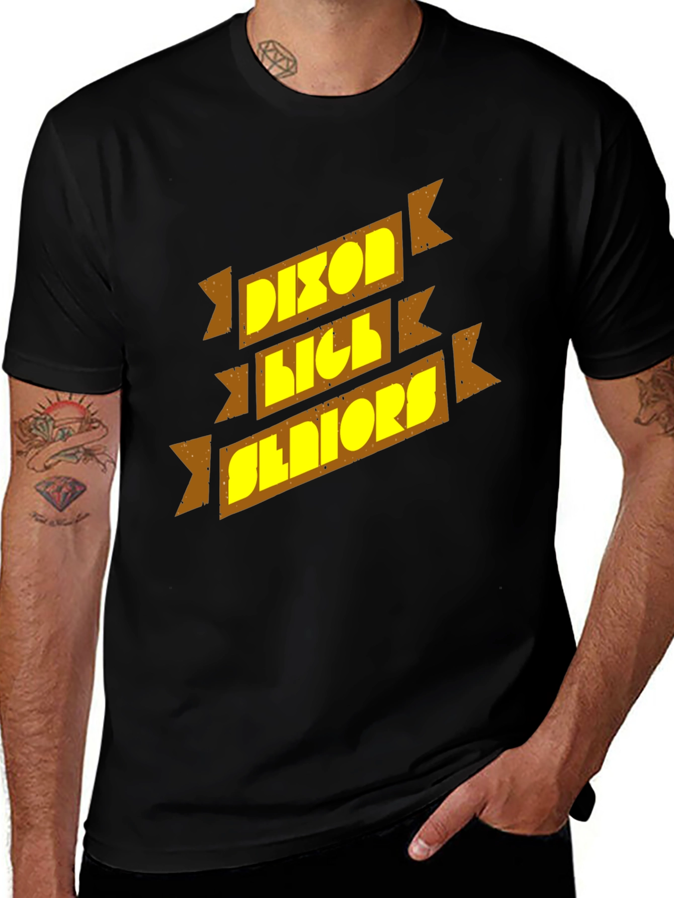 Dixon High Seniors Black T-Shirt