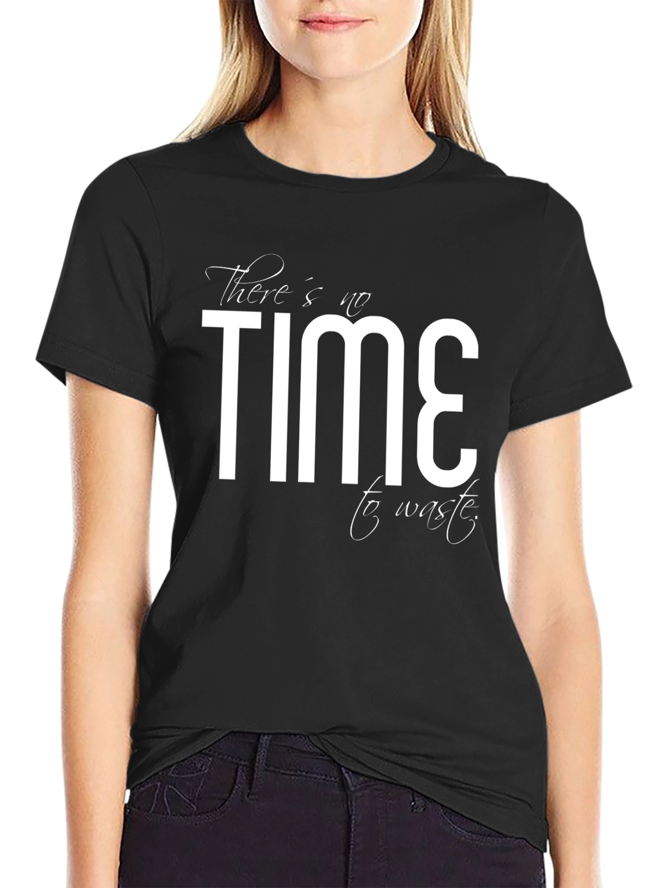 Time to Waste Graphic Print Tee