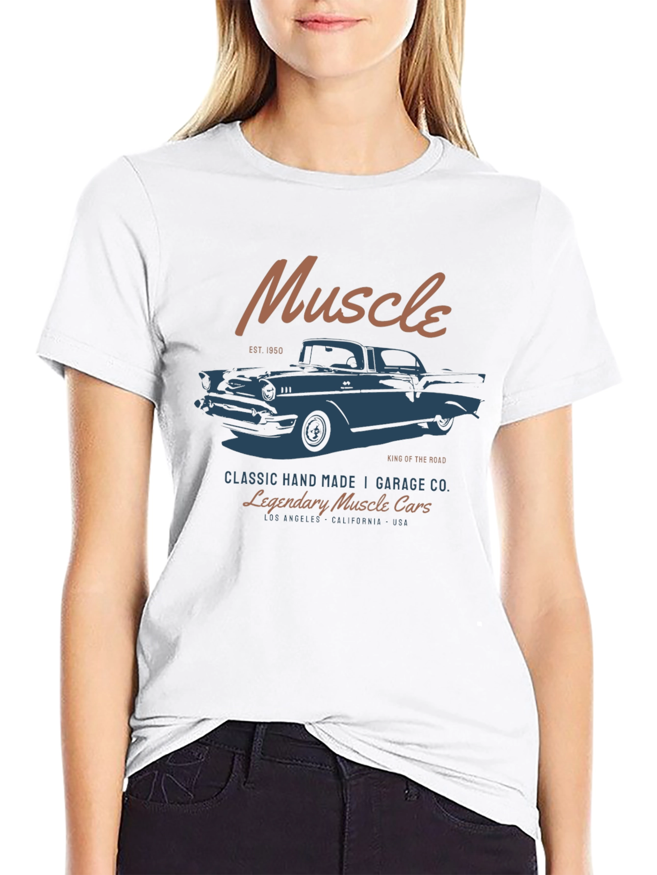Muscle Car Garage T-Shirt - Classic Auto Tee