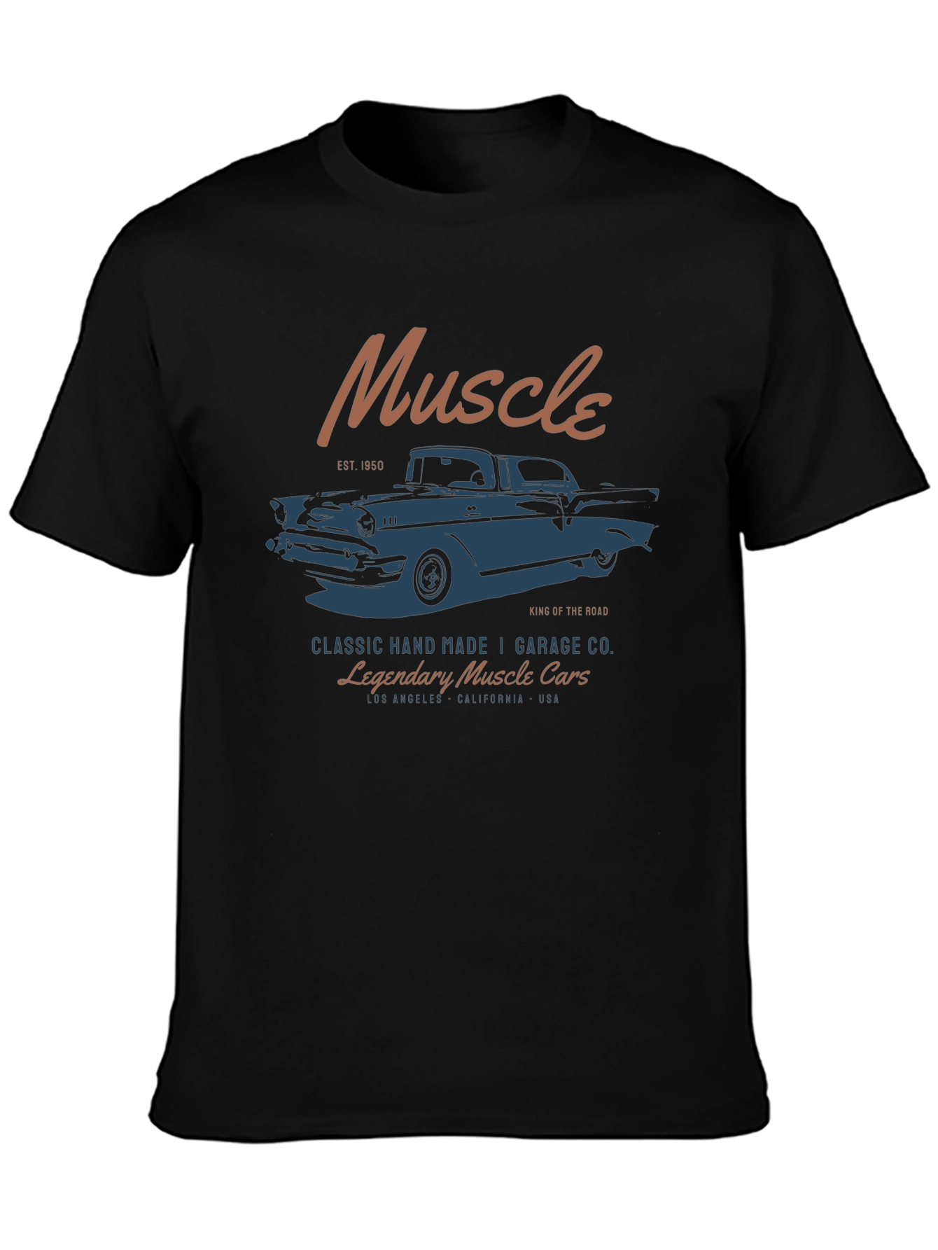 Muscle Car Garage T-Shirt - Classic Auto Tee
