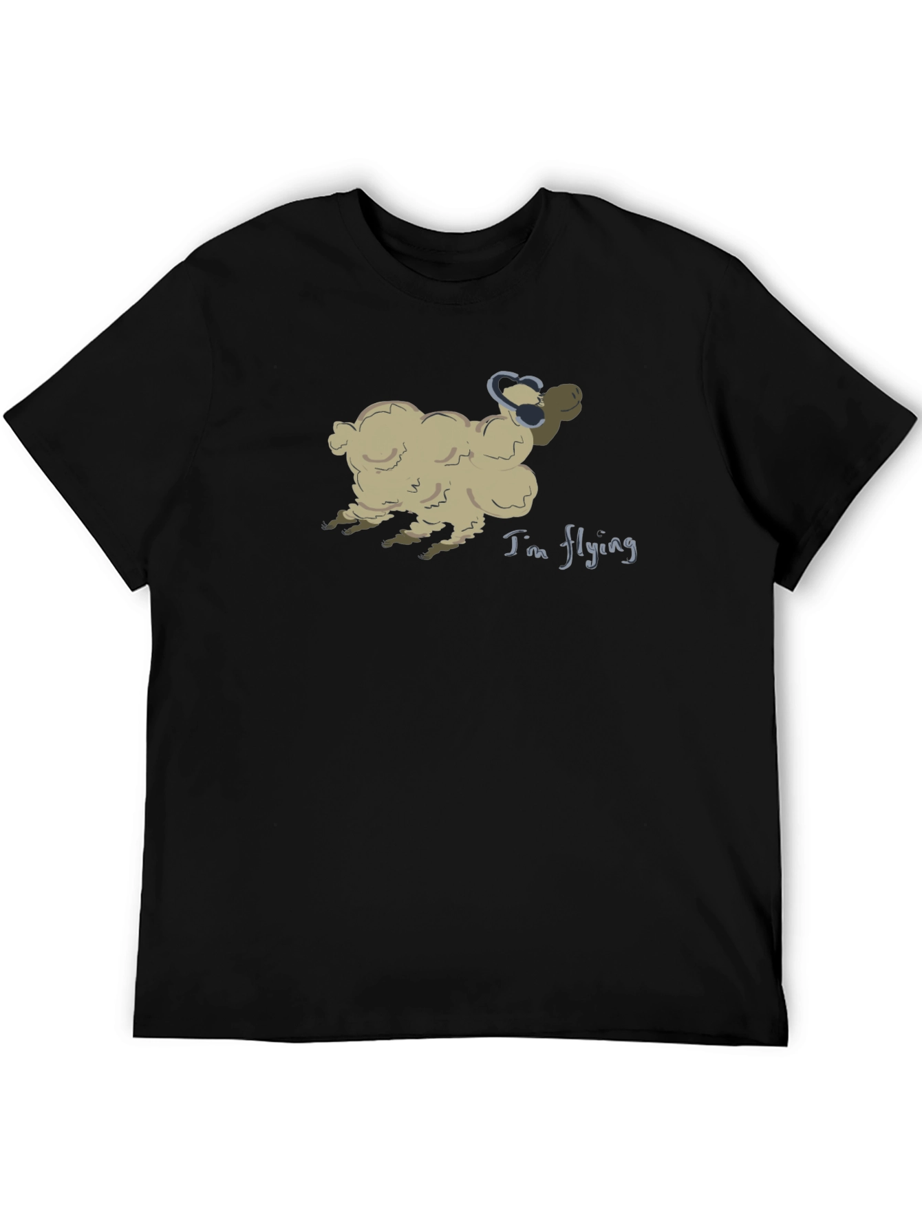 Flying Sheep T-Shirt - Soft Cotton Tee