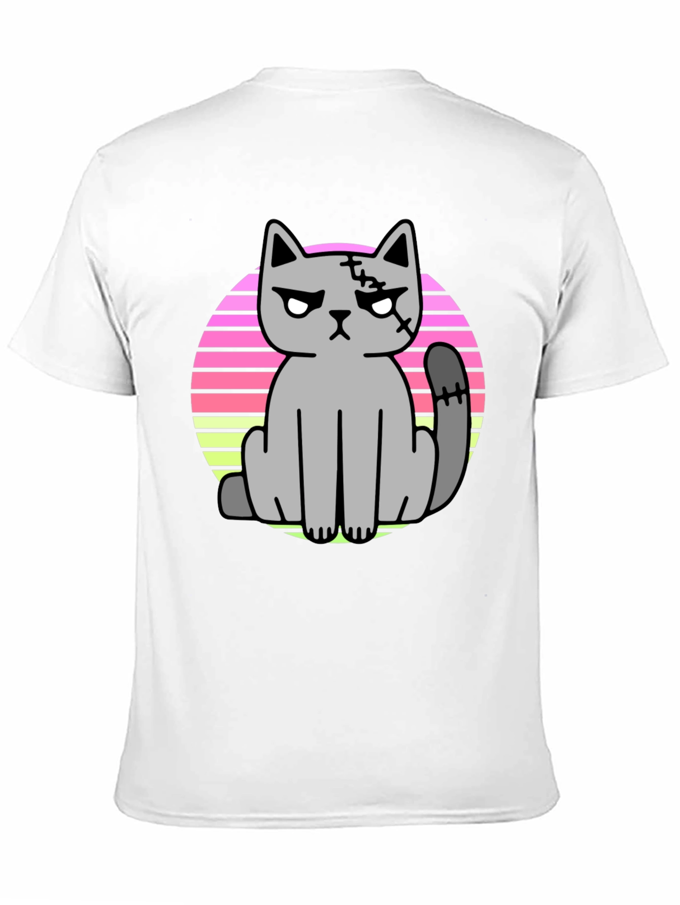 Grumpy Undead Cat T-Shirt