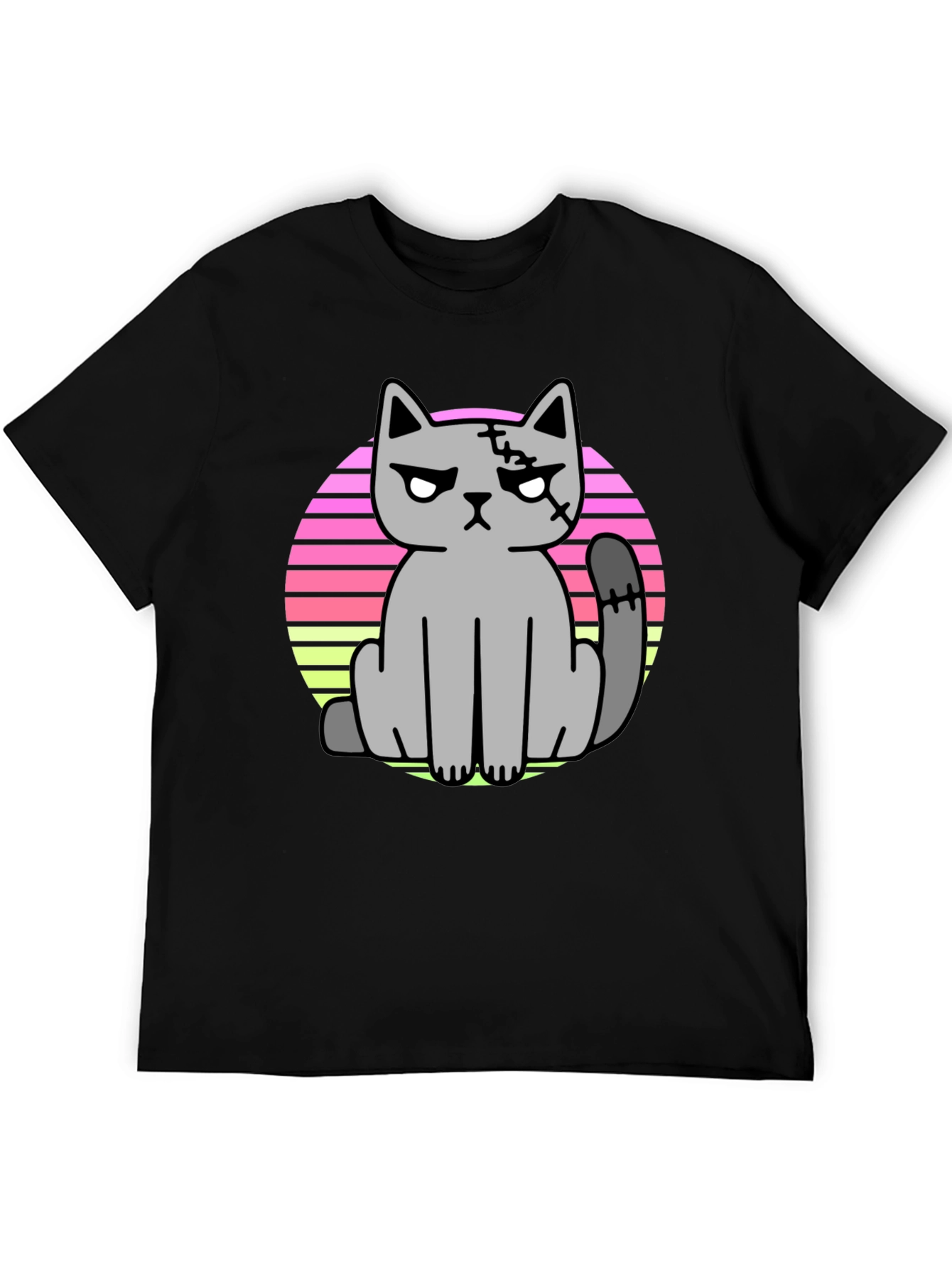 Grumpy Undead Cat T-Shirt