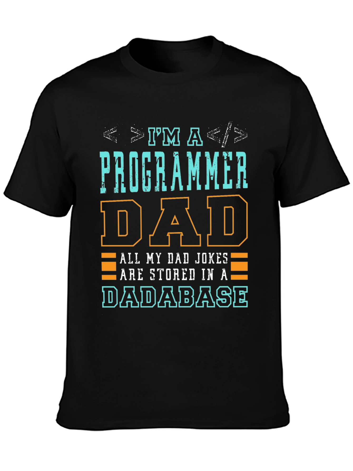 Programmer Dad T-Shirt - Dadabase Jokes Funny Coding Tee