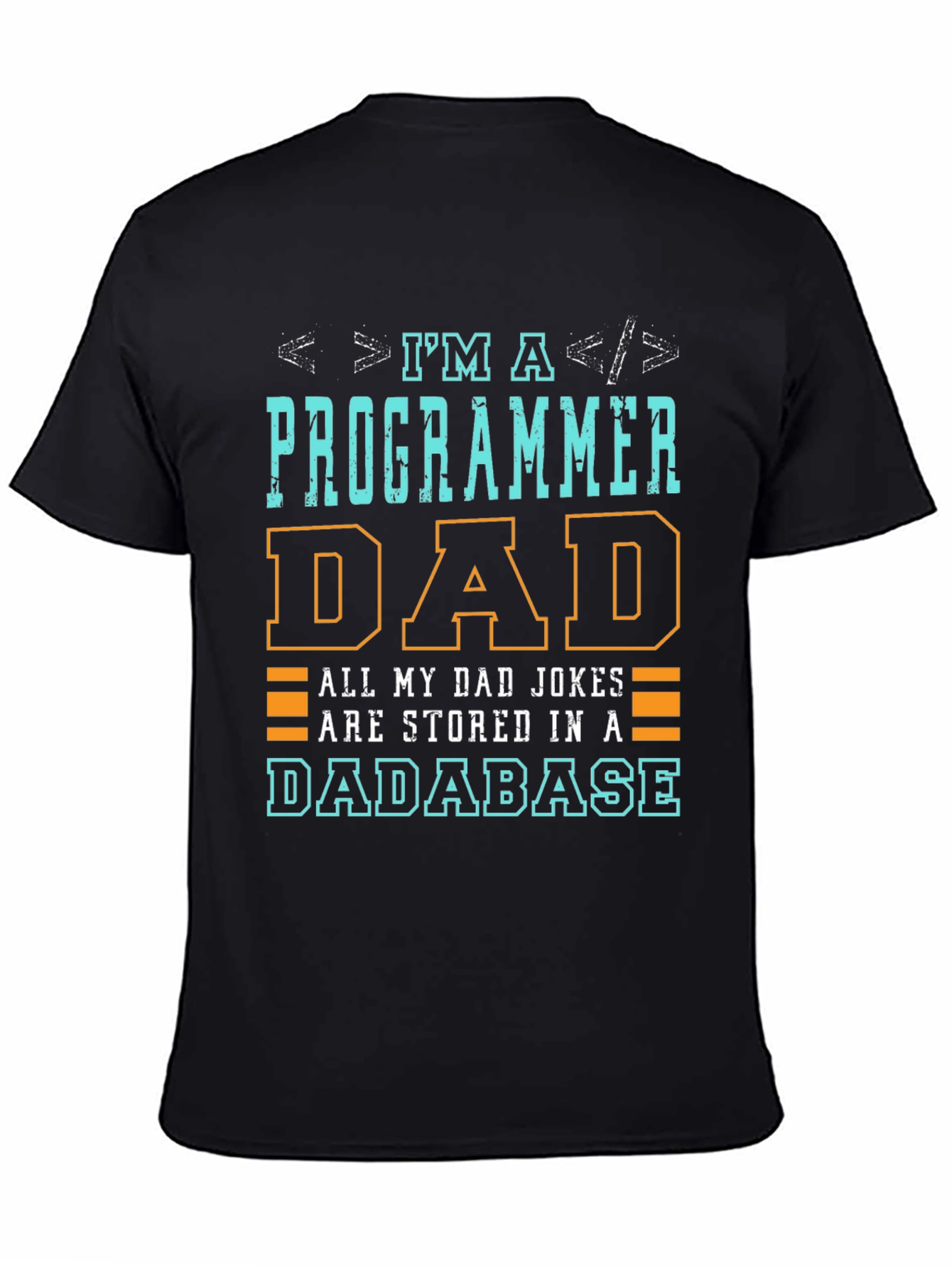 Programmer Dad T-Shirt - Dadabase Jokes Funny Coding Tee