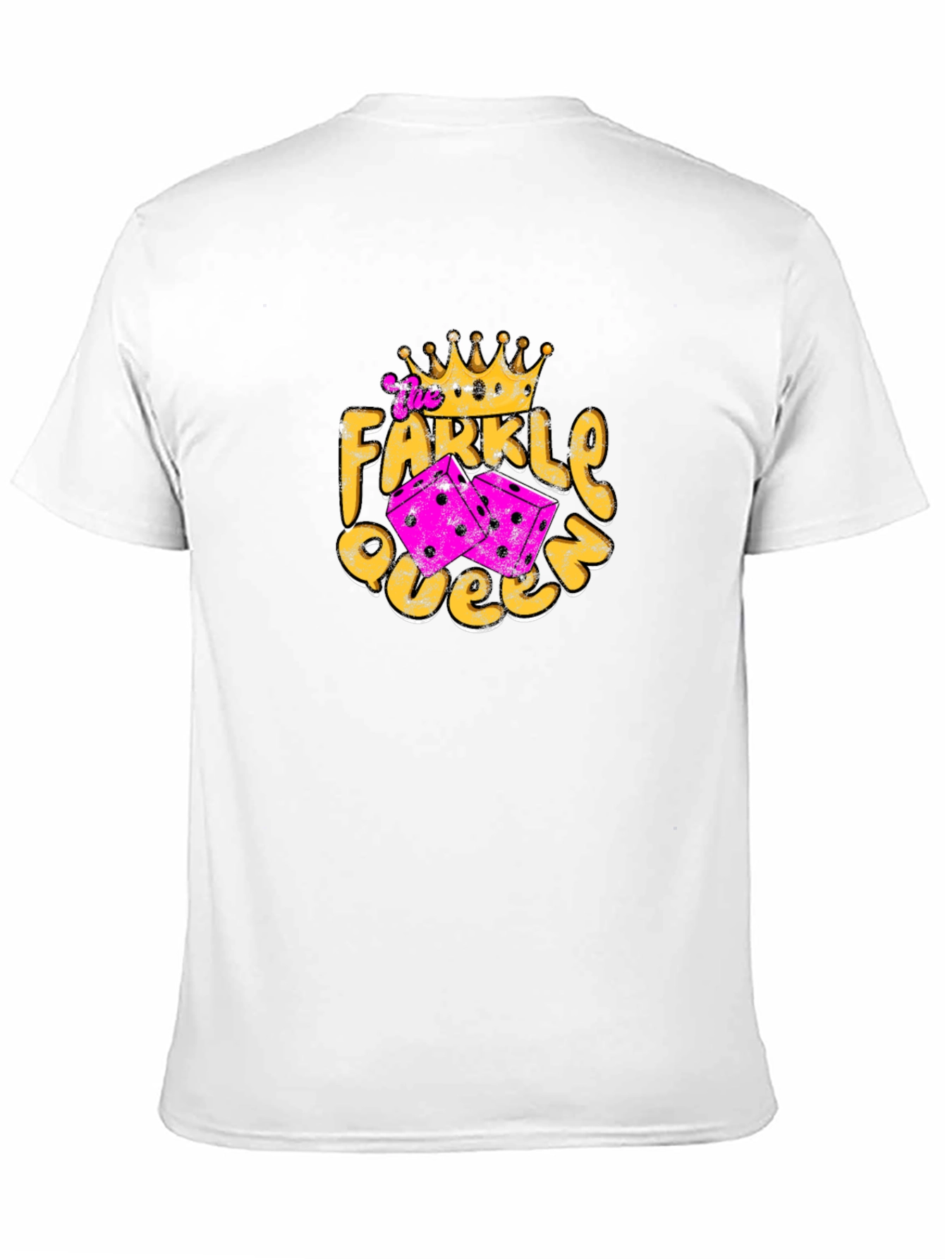Farkle Queen T-Shirt - Fun Dice Game Tee