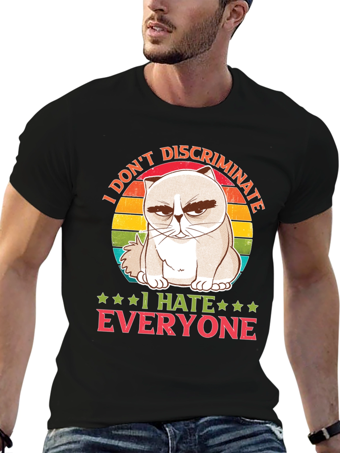 Grumpy Cat I Hate Everyone T-Shirt